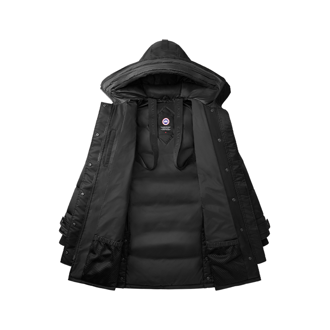 (W) Canada Goose Shelburne Parka Performance Satin Black Label Black 상세 이미지 2