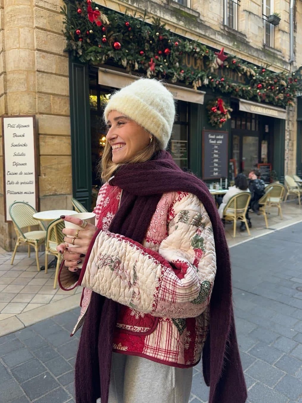 スカーフ Scarf - Ganni - Synthetic - Red ganni scarf | SHOP | KREAM