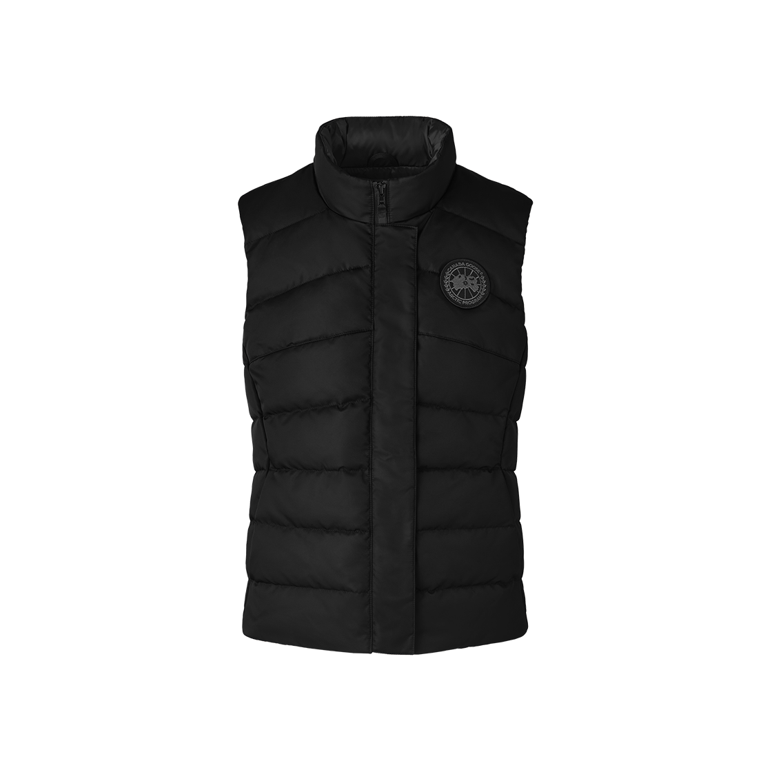 (W) Canada Goose Freestyle Vest Performance Satin Black Label Black 상세 이미지 1