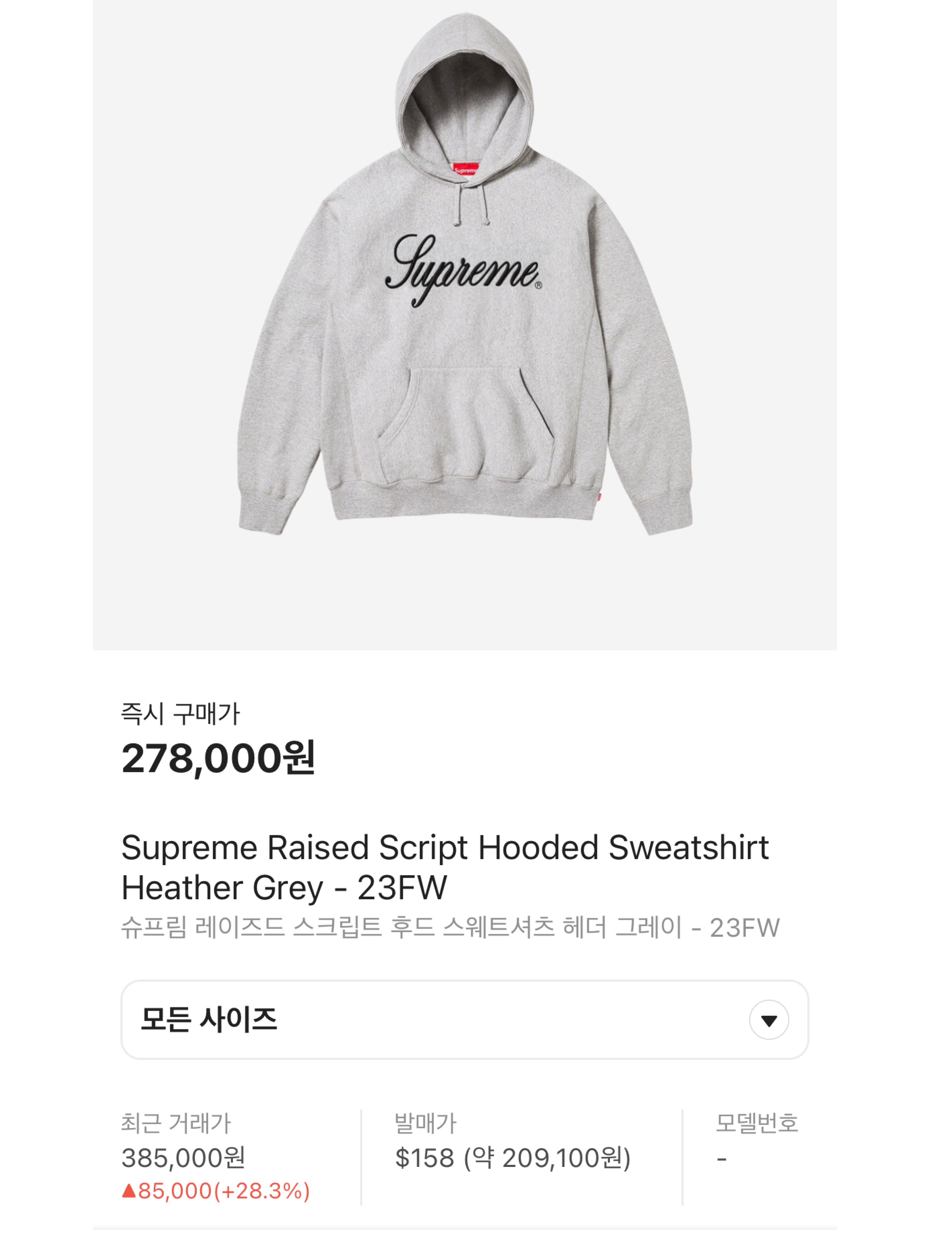 Supreme Raised Script Hooded Sweatshirt Heather Grey - 23FW, Nike x Stussy NRG RA Washed Pullover Hoodie Black (DN4029-010) 착용 스타일 - 6