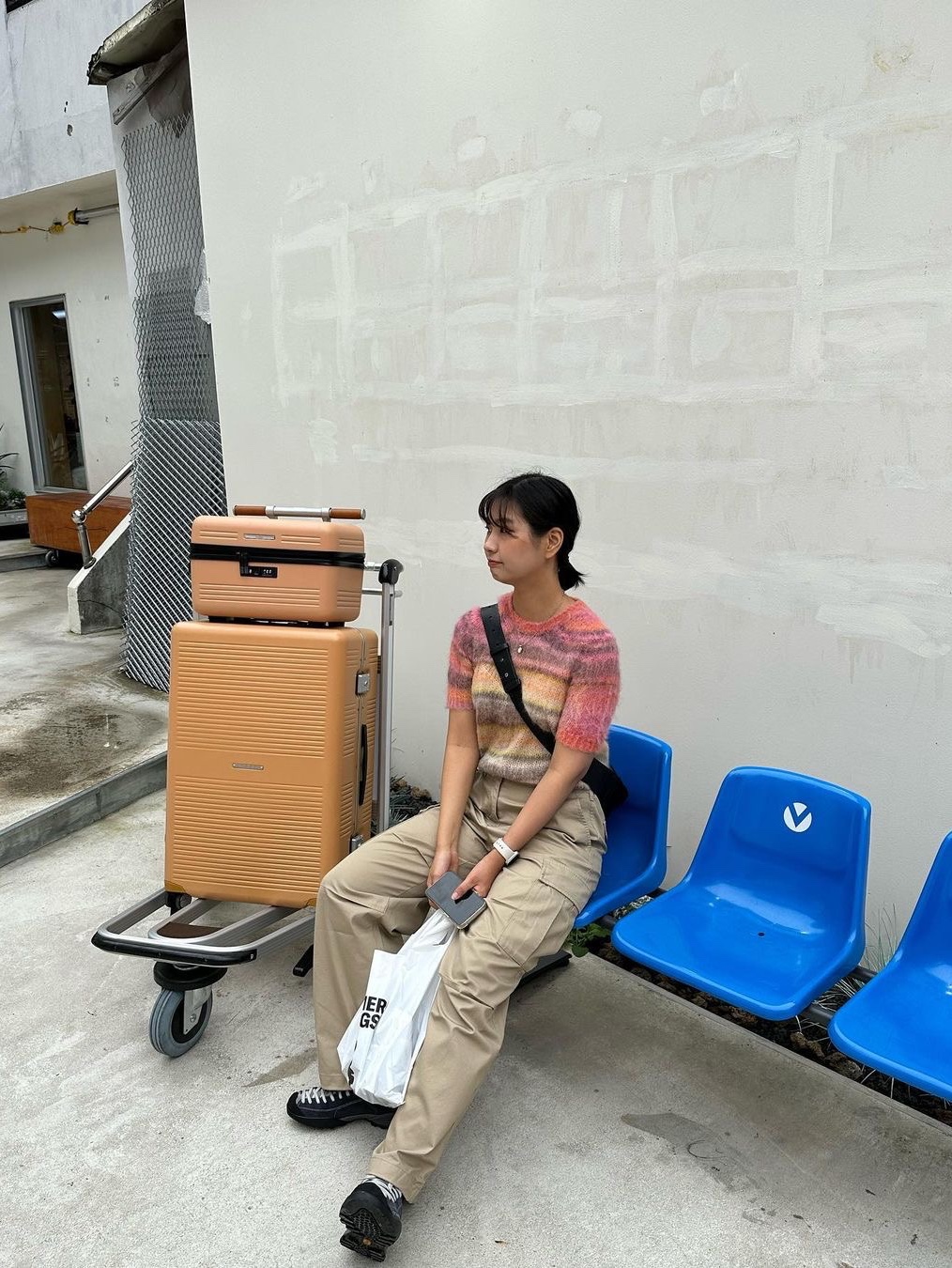 RAWROW R Trunk Lite Ep.2 37L+72L / 20+27'' 816 Mustard 착용 스타일