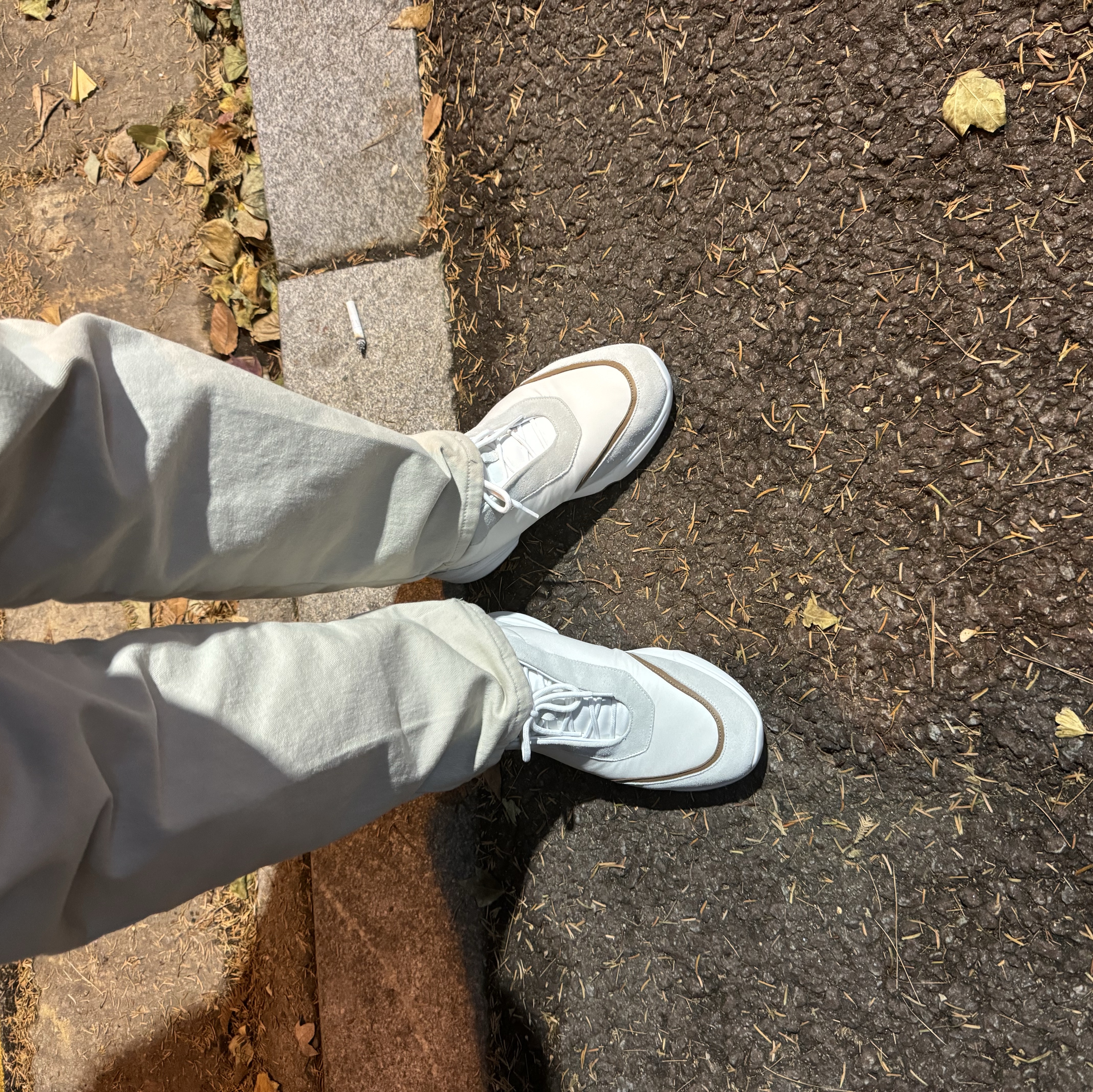 Loro Piana Modular Walk Sneakers White 착용 스타일 - 1