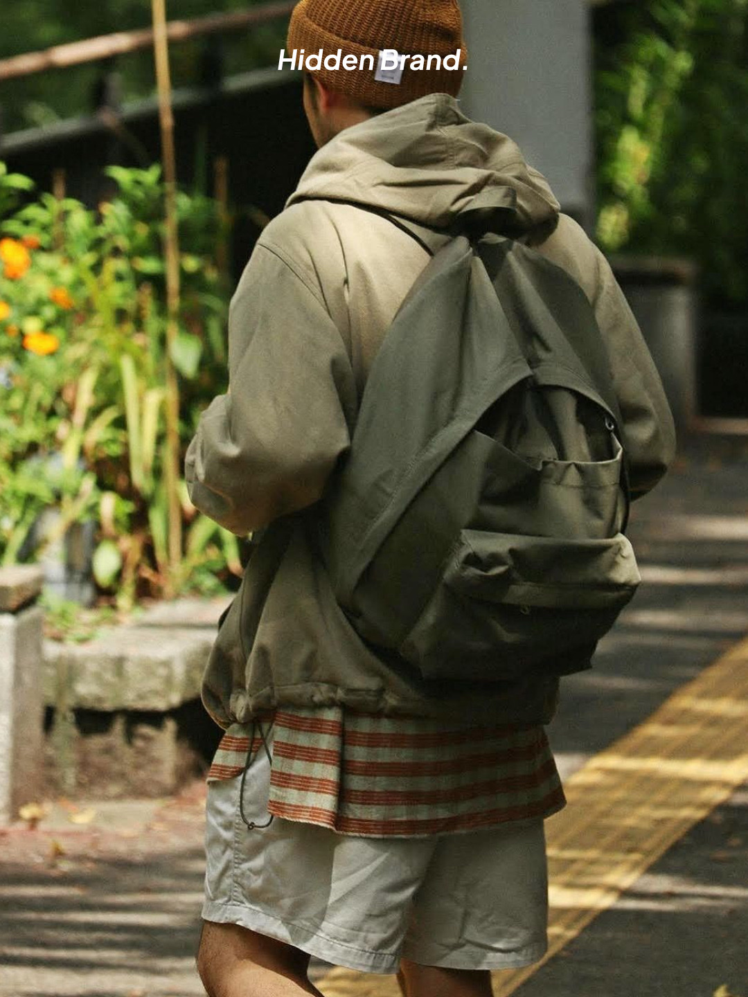 Nanamica 2L Gore-Tex Cruiser Jacket Beige, Nanaica x Palace Gore-Tex Hooded Coat Sage Green - 23FW 착용 스타일 - 5