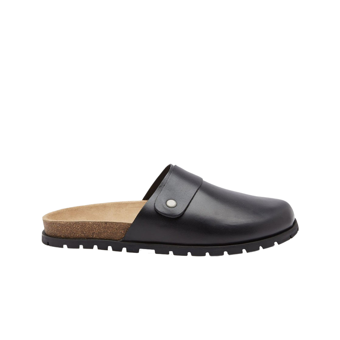 PXAWV-H51068-LZZ A.P.C. Danny Leather Mule Black