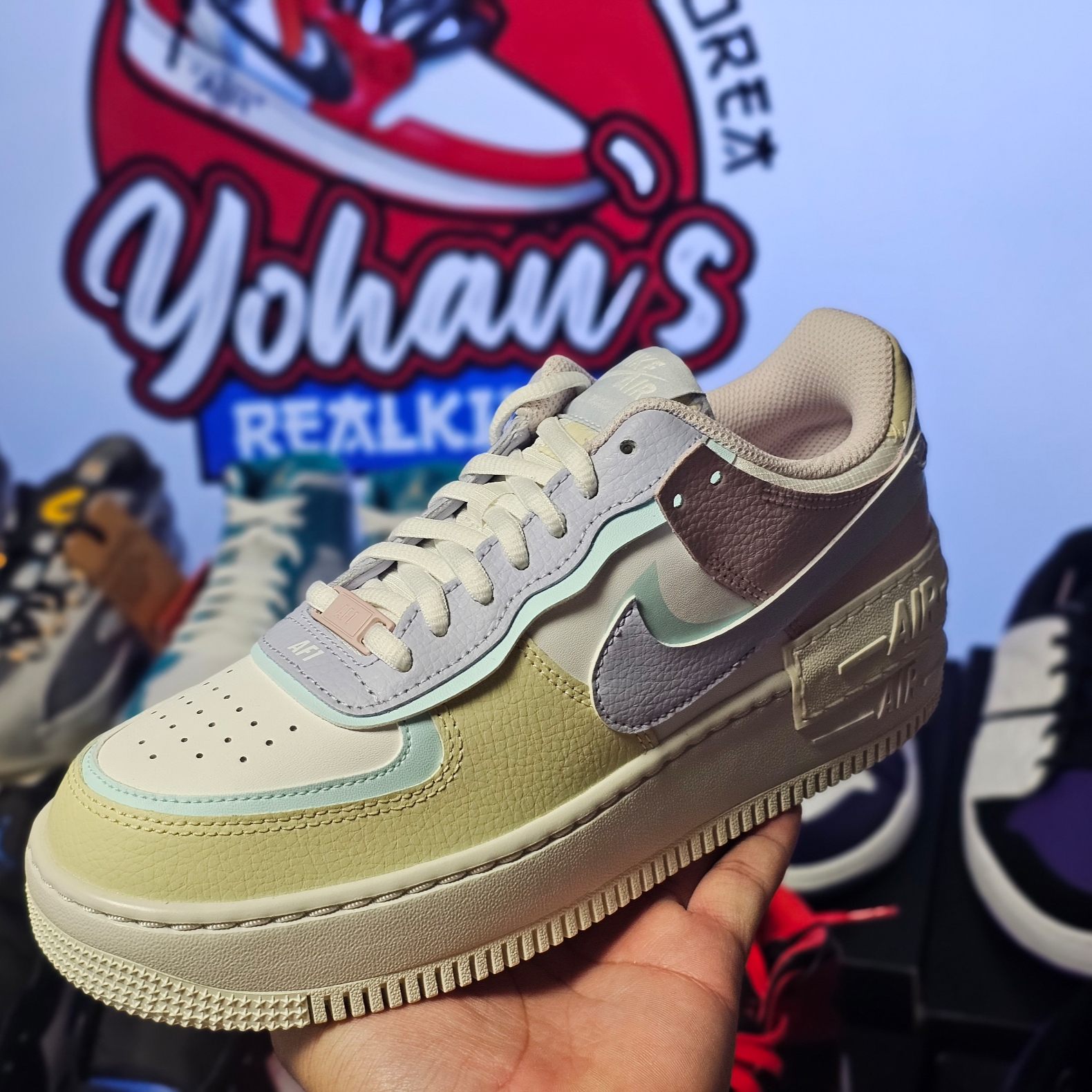 (W) Nike Air Force 1 Shadow Pastel 착용 스타일