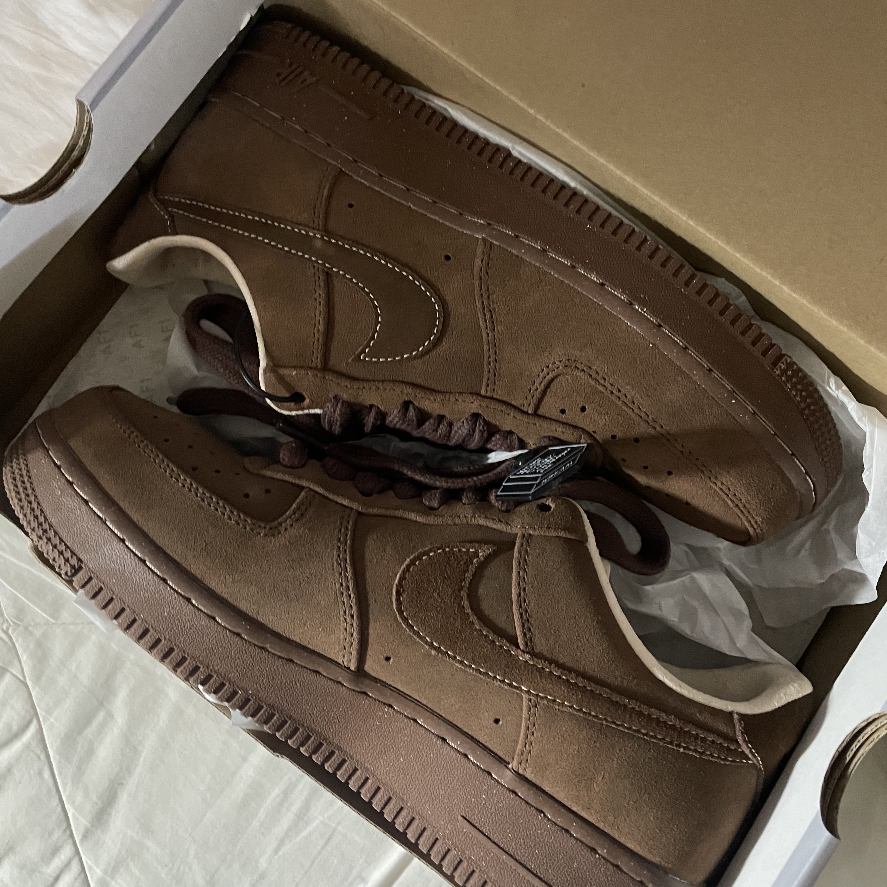 (W) Nike Air Force 1 '07 Cacao Wow 착용 스타일