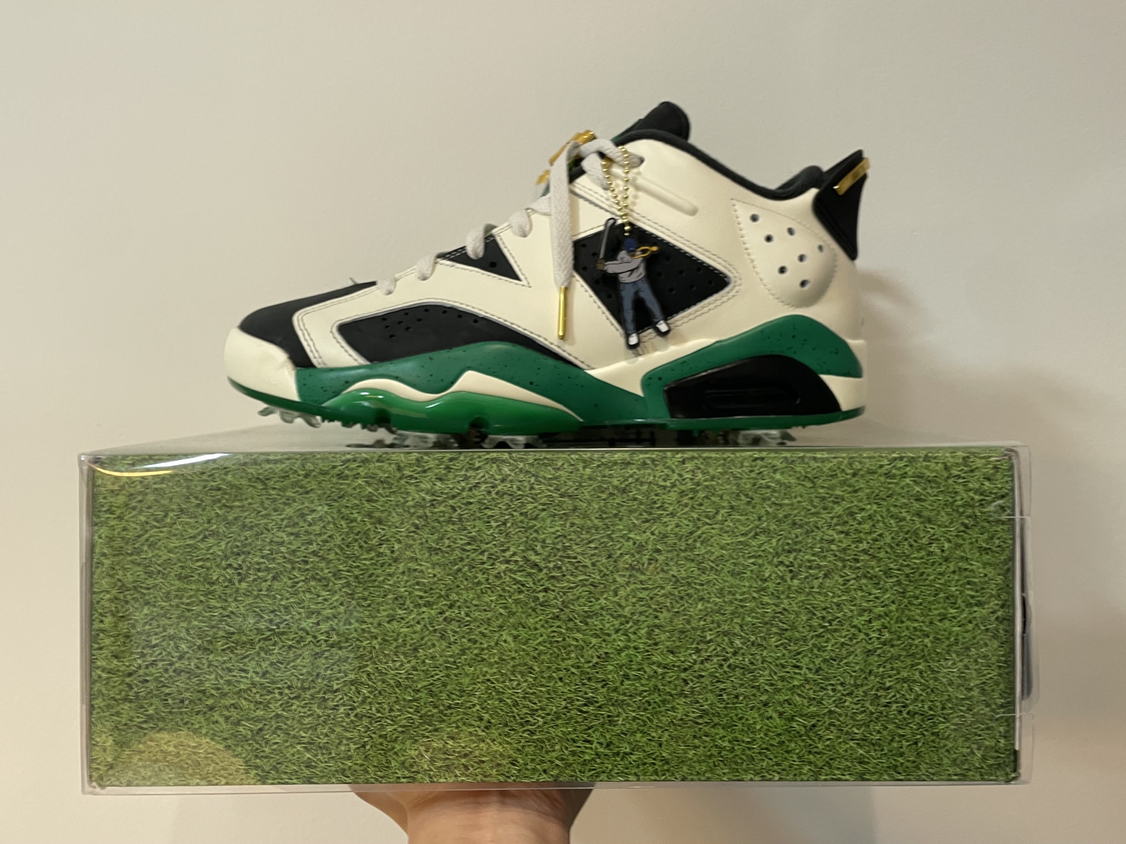 Jordan 6 x Eastside Golf Low Golf 1961 White Malachite 착용 스타일