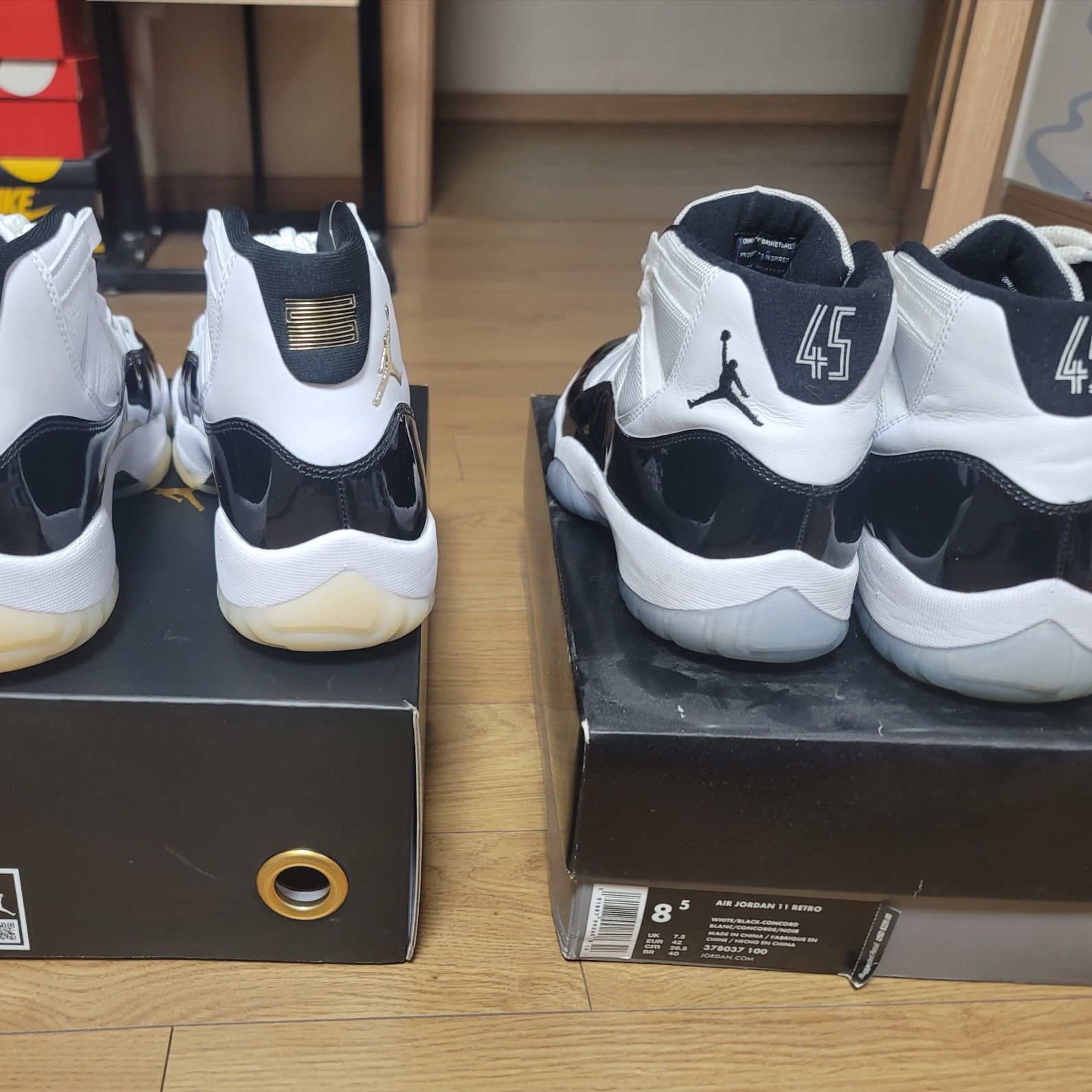 Jordan 11 Retro Gratitude, Jordan 11 Retro Concord 2018 착용 스타일