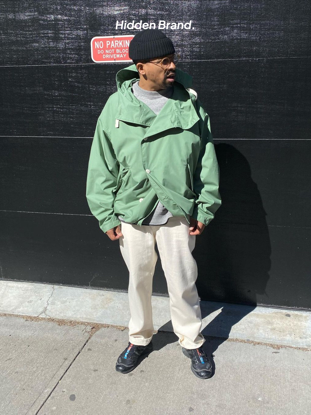 Nanamica 2L Gore-Tex Cruiser Jacket Beige, Nanaica x Palace Gore-Tex Hooded Coat Sage Green - 23FW 착용 스타일 - 7