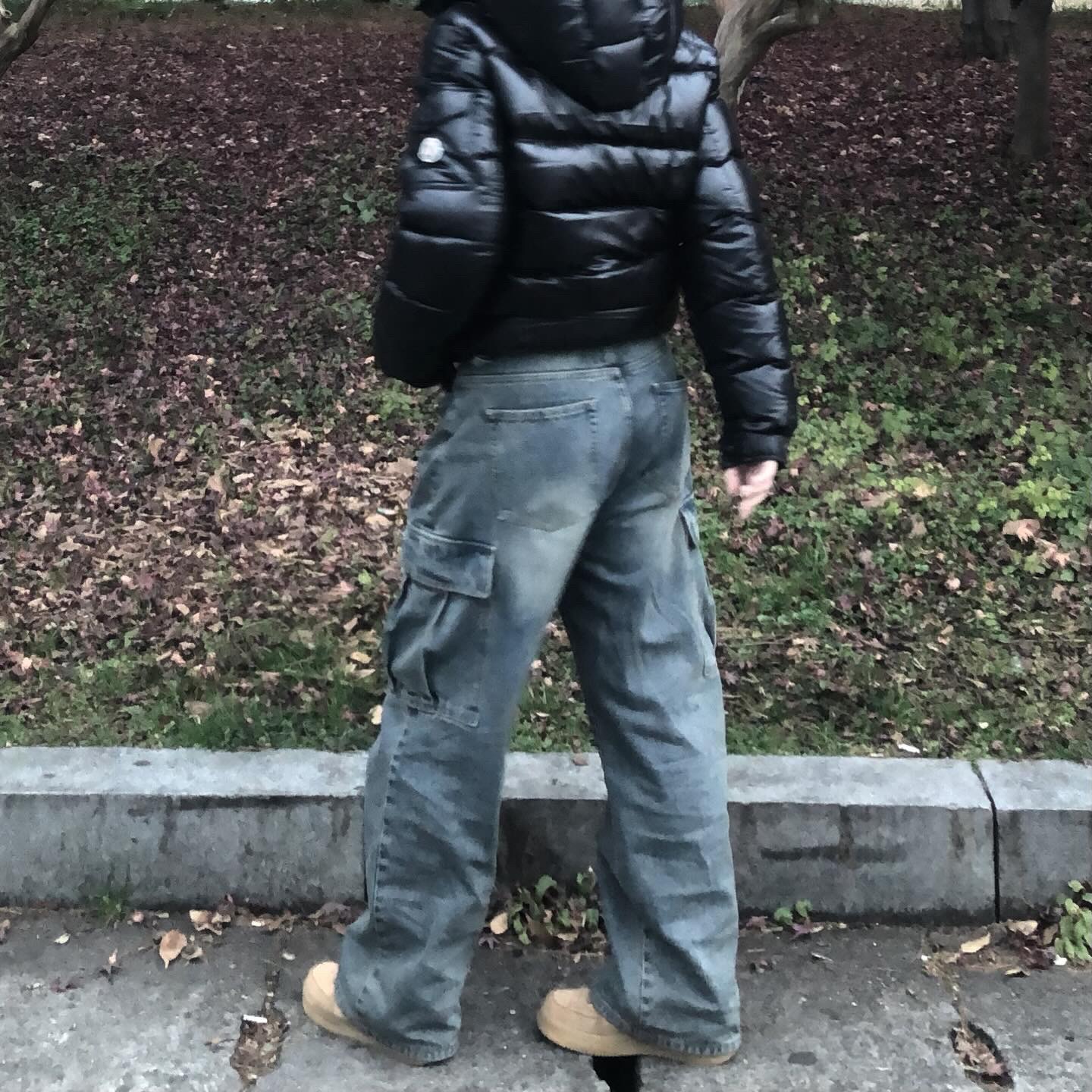 Moncler Maya Short Down Jacket Black - 23FW, Nike Air Force 1 '07 WB Flax 착용 스타일 - 4