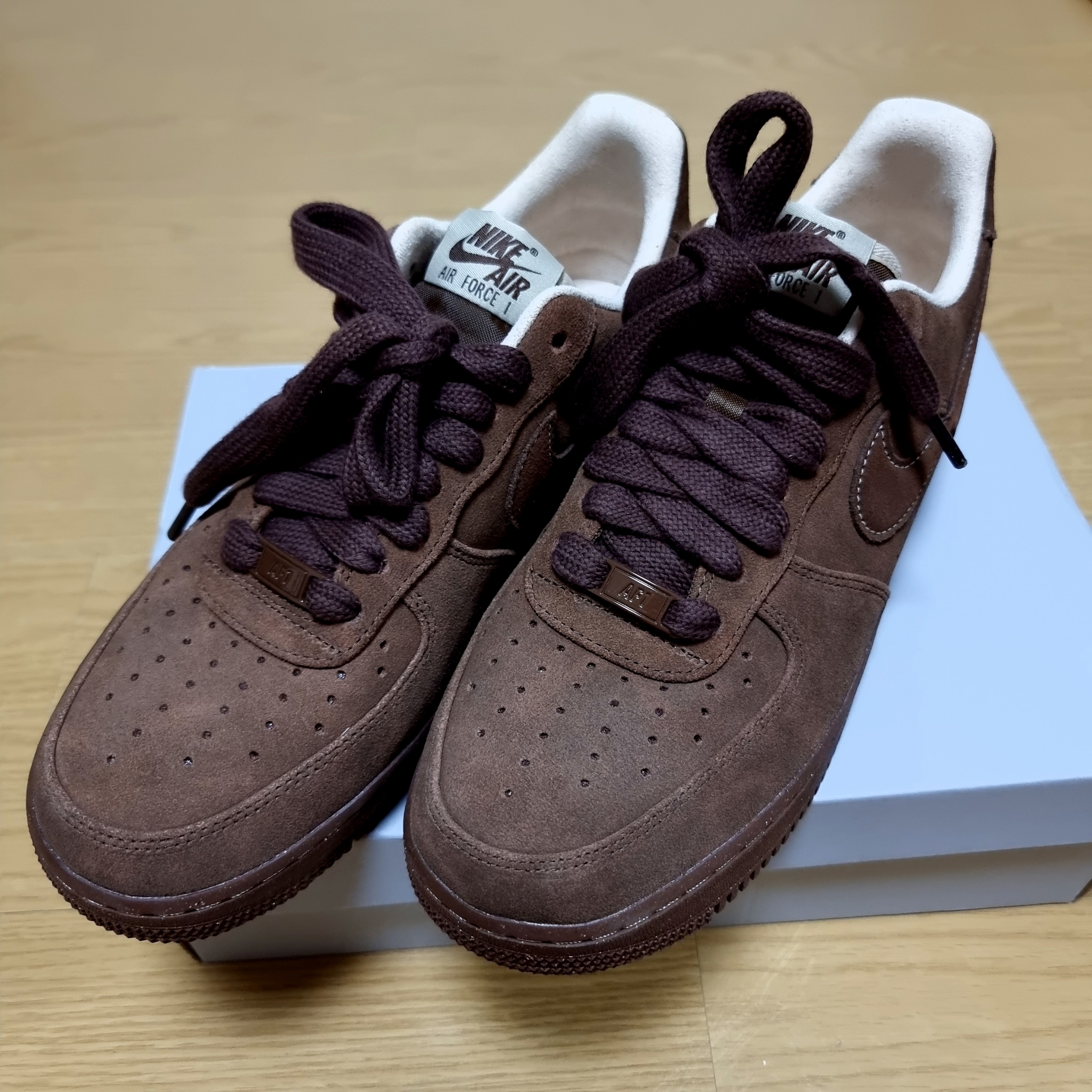(W) Nike Air Force 1 '07 Cacao Wow 착용 스타일
