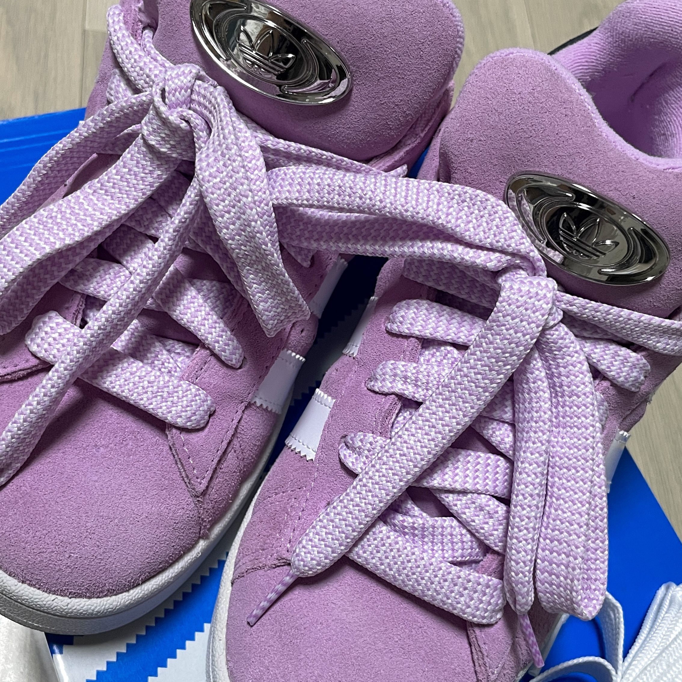 (W) Adidas Campus 00s Bliss Lilac 착용 스타일