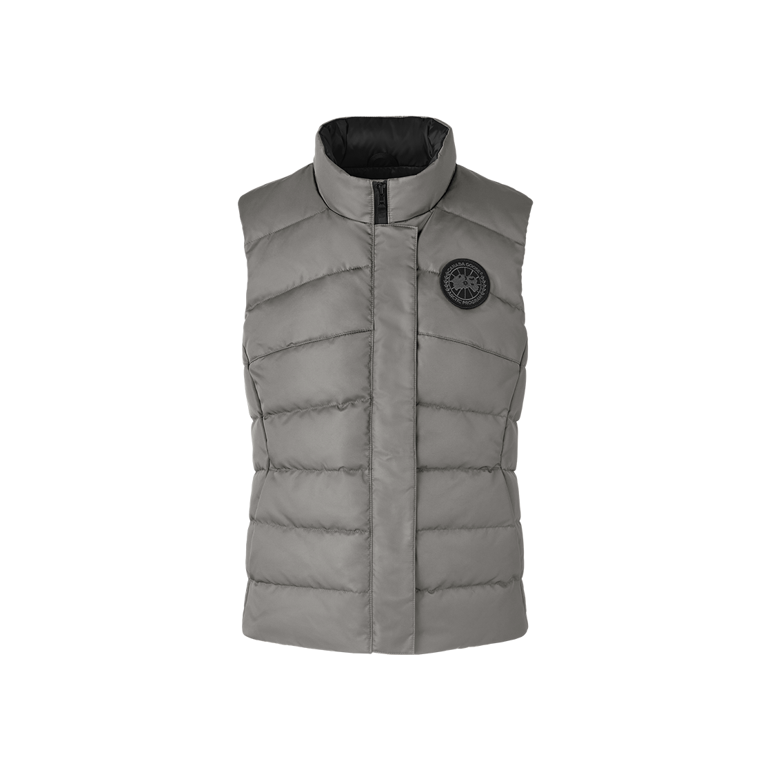 (W) Canada Goose Freestyle Vest Performance Satin Black Label Willow Grey 상세 이미지 1