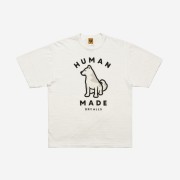 Human Made Worksout 20th Anniversary Jindo Dog Graphic T-Shirt White