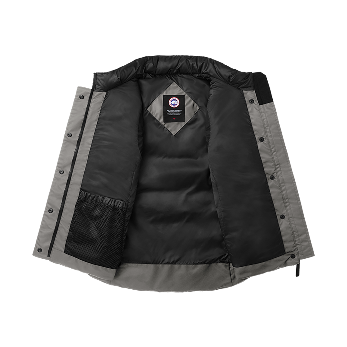 (W) Canada Goose Freestyle Vest Performance Satin Black Label Willow Grey 상세 이미지 2