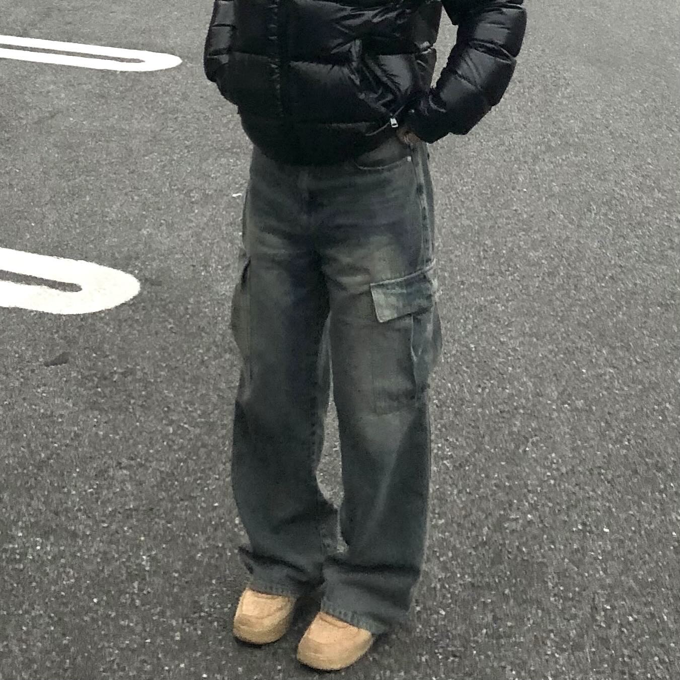 Moncler Maya Short Down Jacket Black - 23FW, Nike Air Force 1 '07 WB Flax 착용 스타일 - 2