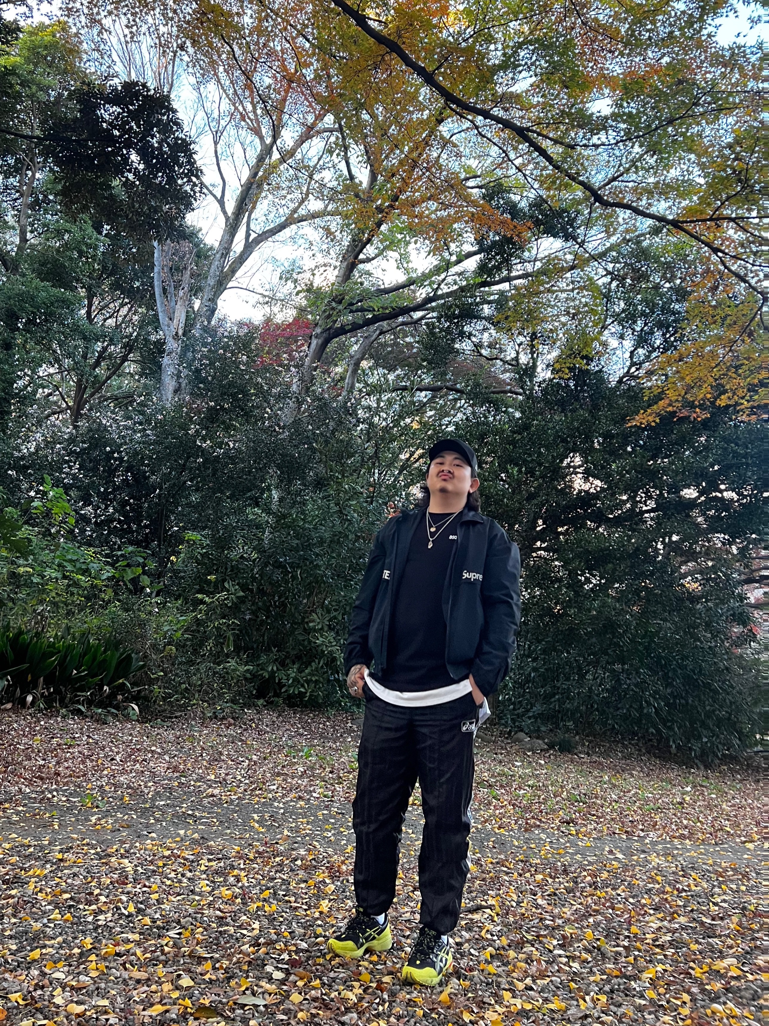 Asics x IAB Studio Gel-1090 Black 착용 스타일