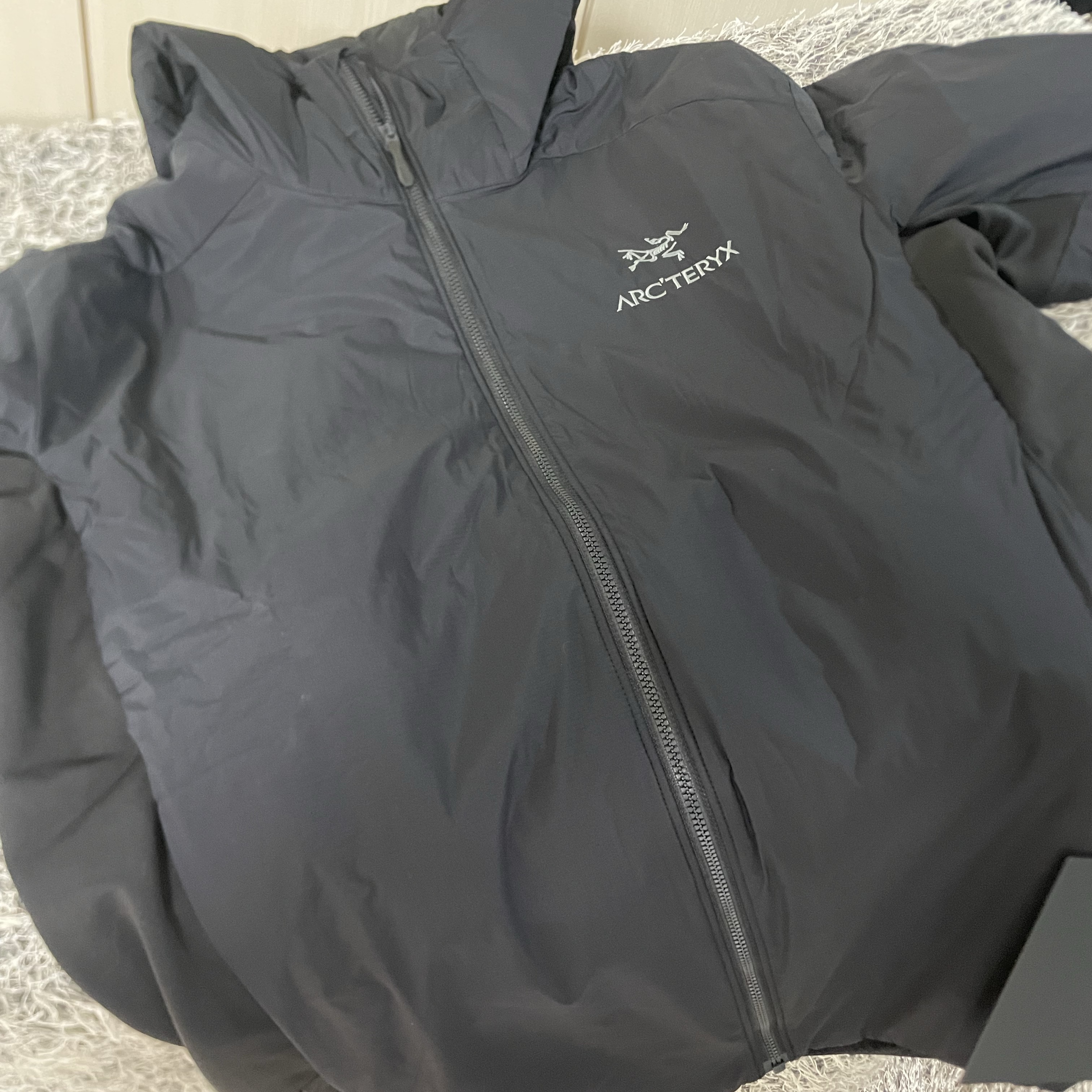 Arc'teryx Atom Hoody Black 착용 스타일