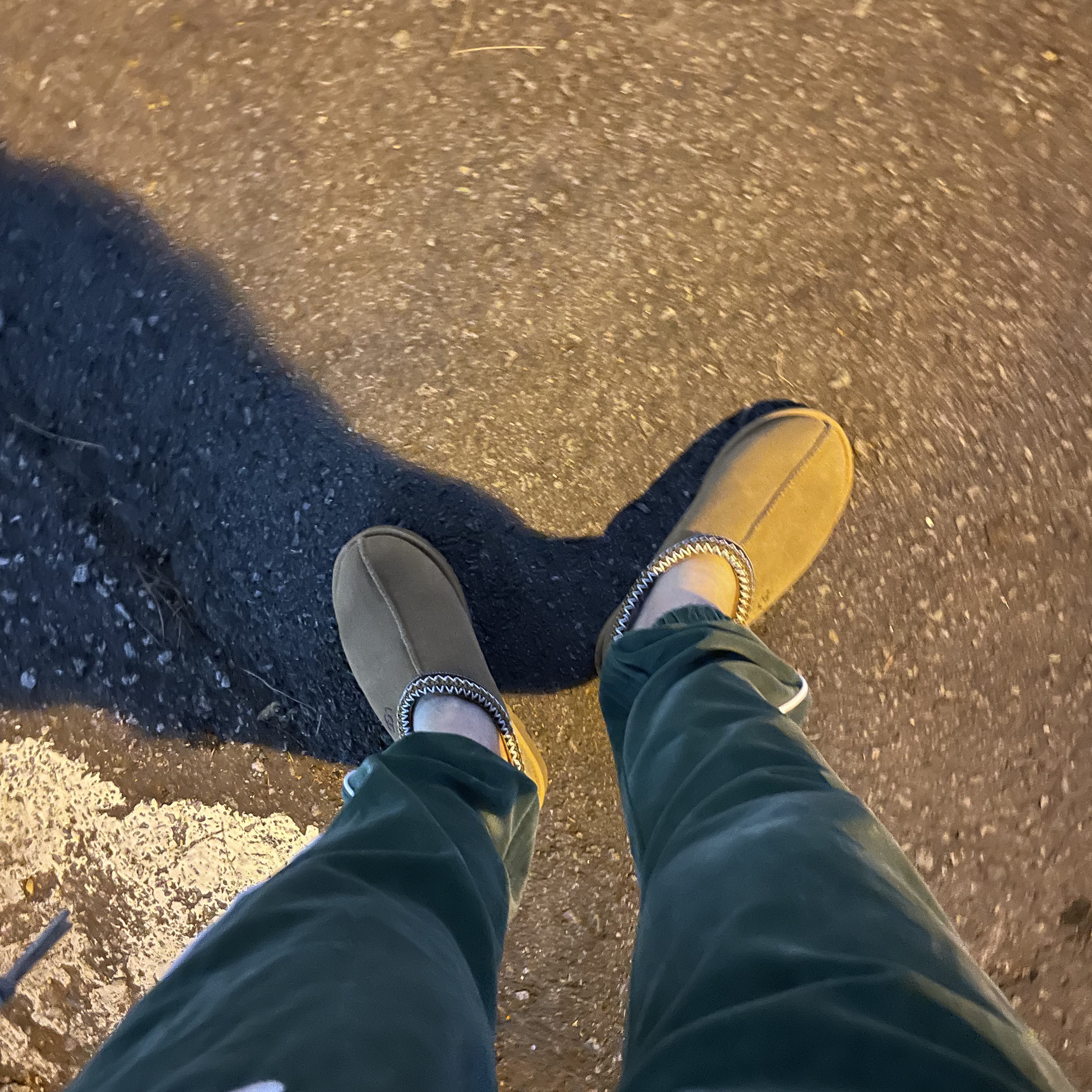 UGG Tasman Slipper Chestnut 착용 스타일