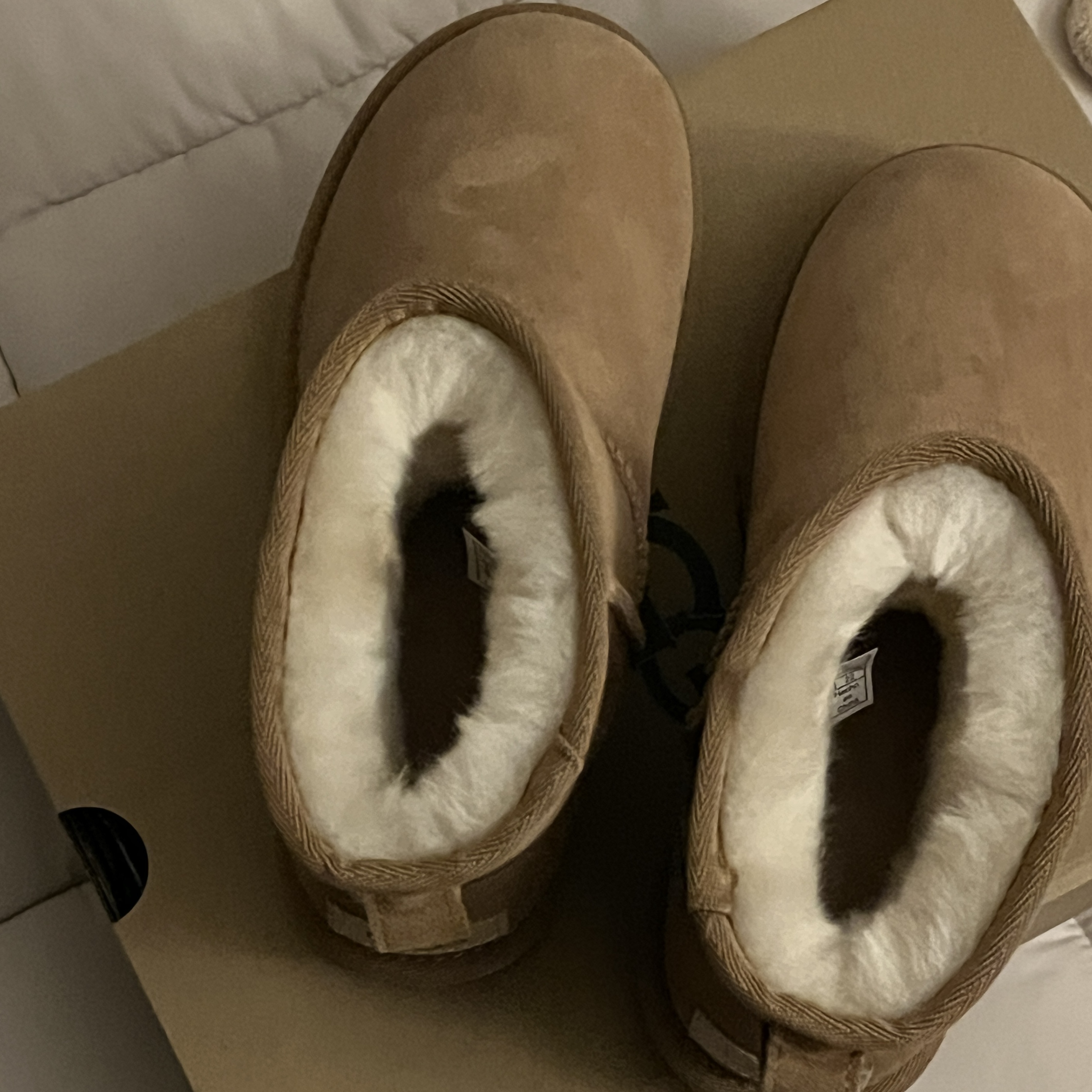 (W) UGG Classic Mini II Boots Chestnut 착용 스타일 - 1