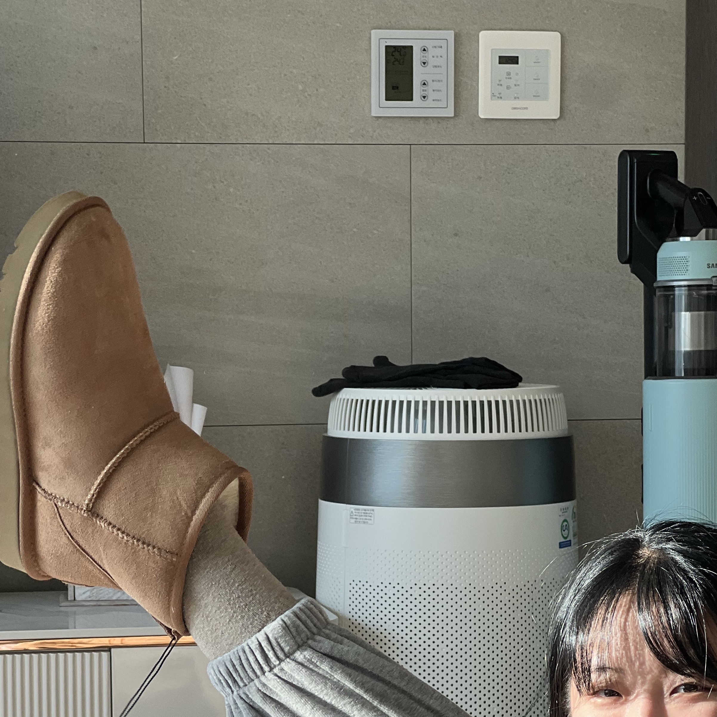 (W) UGG Classic Mini II Boots Chestnut 착용 스타일