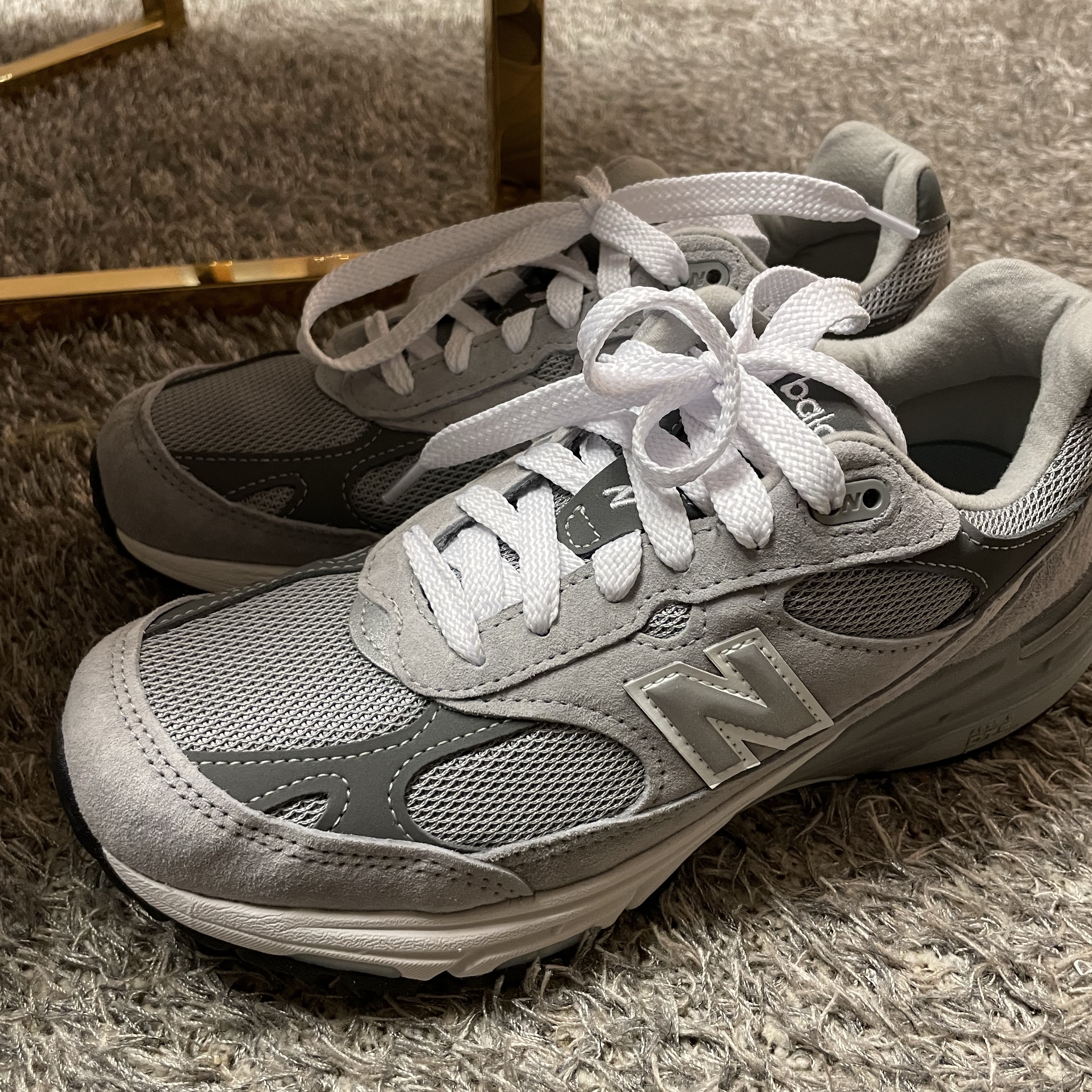 New Balance 993 Made in USA Grey - D Standard 착용 스타일
