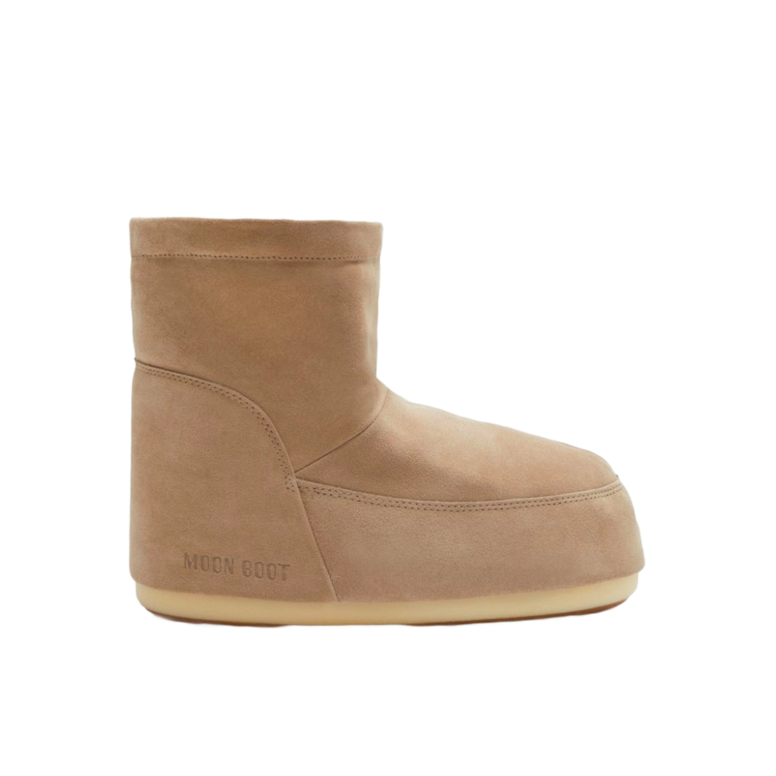14094000004 (W) Moon Boot Icon Low Suede Boots Sand