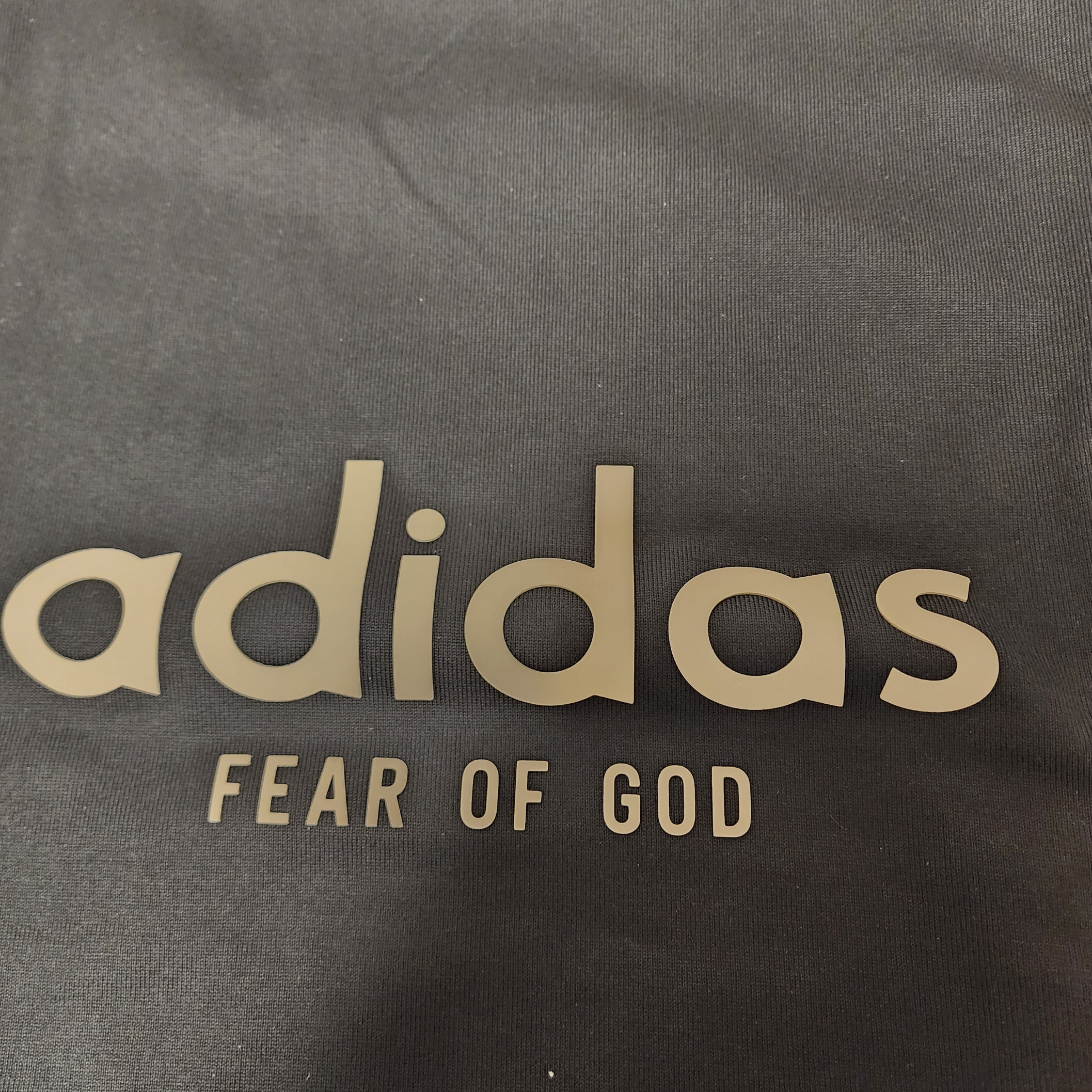 Adidas x Fear of God Athletics Heavy Jersey 3/4 Mock T-Shirt Black - KR Sizing 착용 스타일 - 3