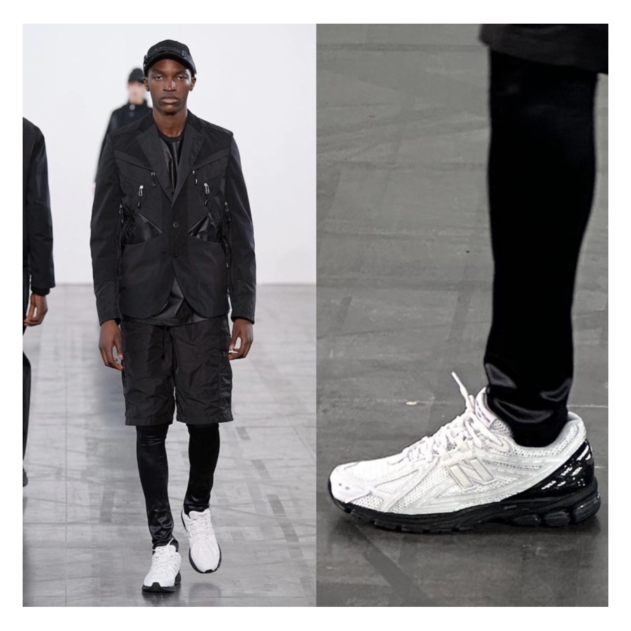 New Balance x Comme des Garcons Homme 1906R White 착용 스타일 - 1