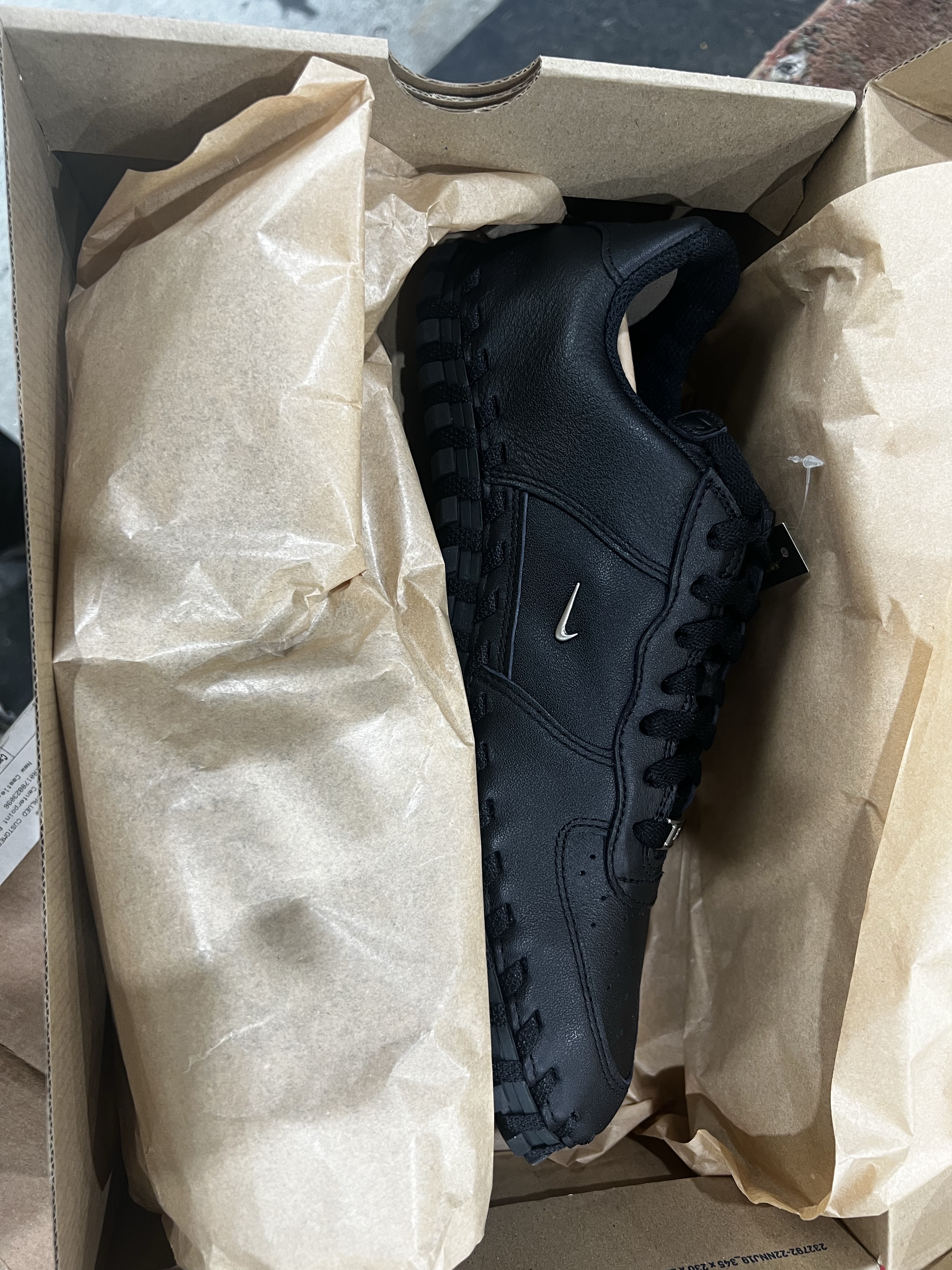 Nike x Jacquemus J Force 1 Low LX SP Black 착용 스타일