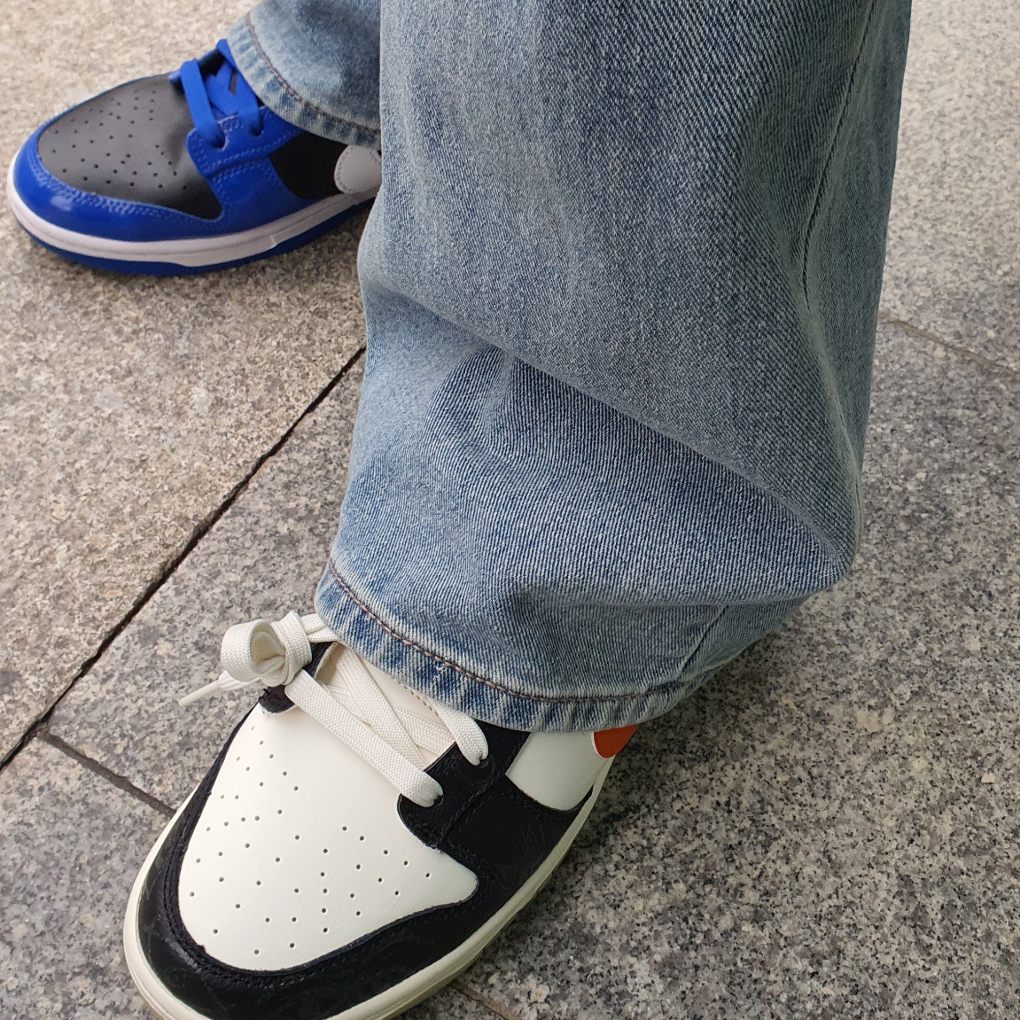 Nike Dunk Low Retro PRM Halloween, (W) Nike Dunk Low Essential Game Royal 착용 스타일