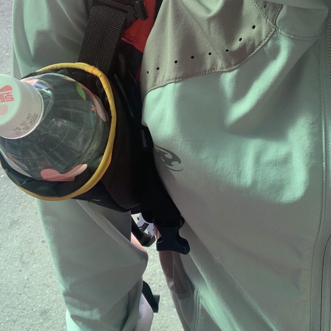 Sansan Gear Running Jacket Sky Blue - 23SS 착용 스타일
