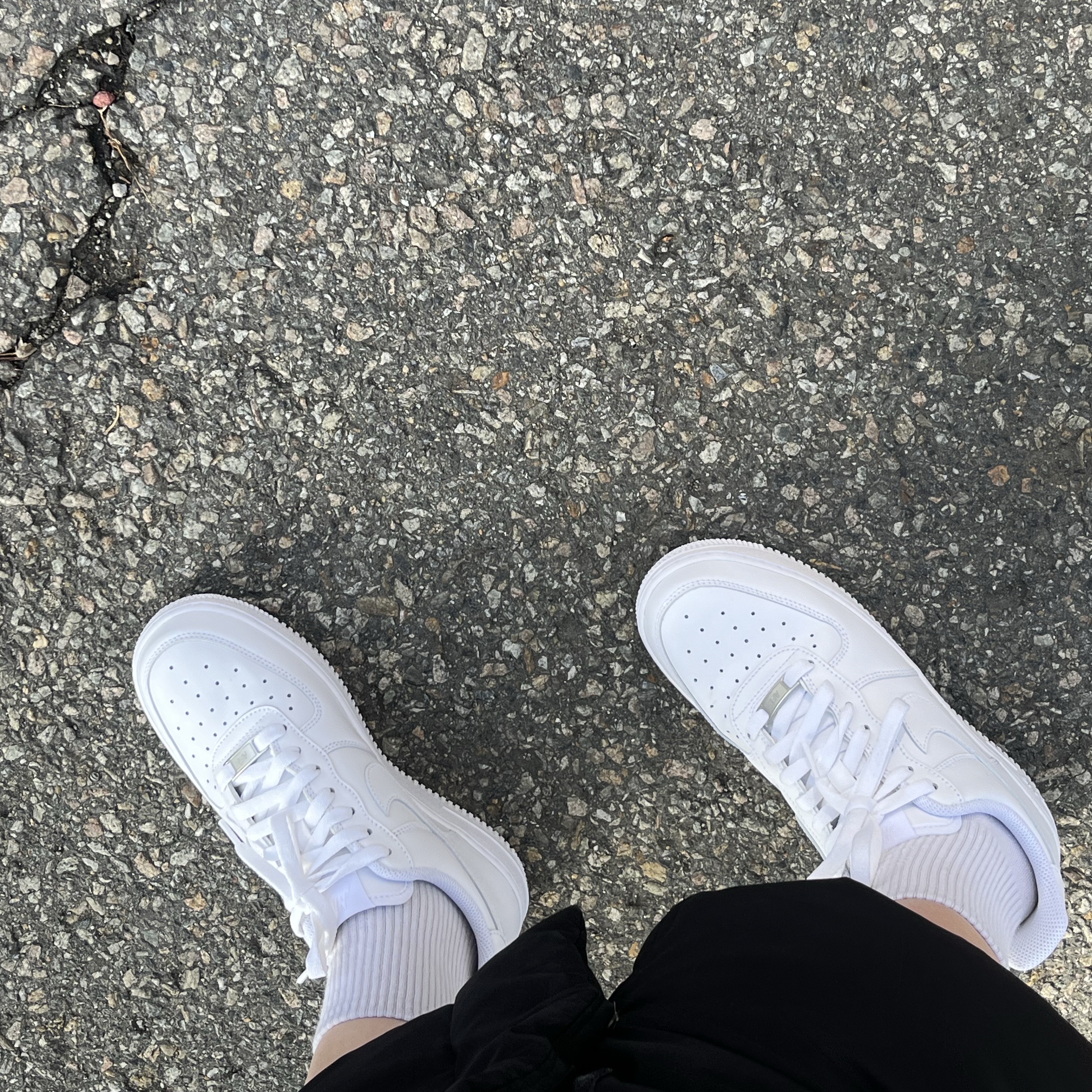 (W) Nike Air Force 1 '07 Low White 착용 스타일 - 3