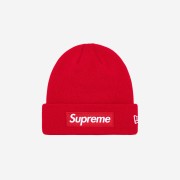 Supreme New Era Box Logo Beanie Red - 23FW