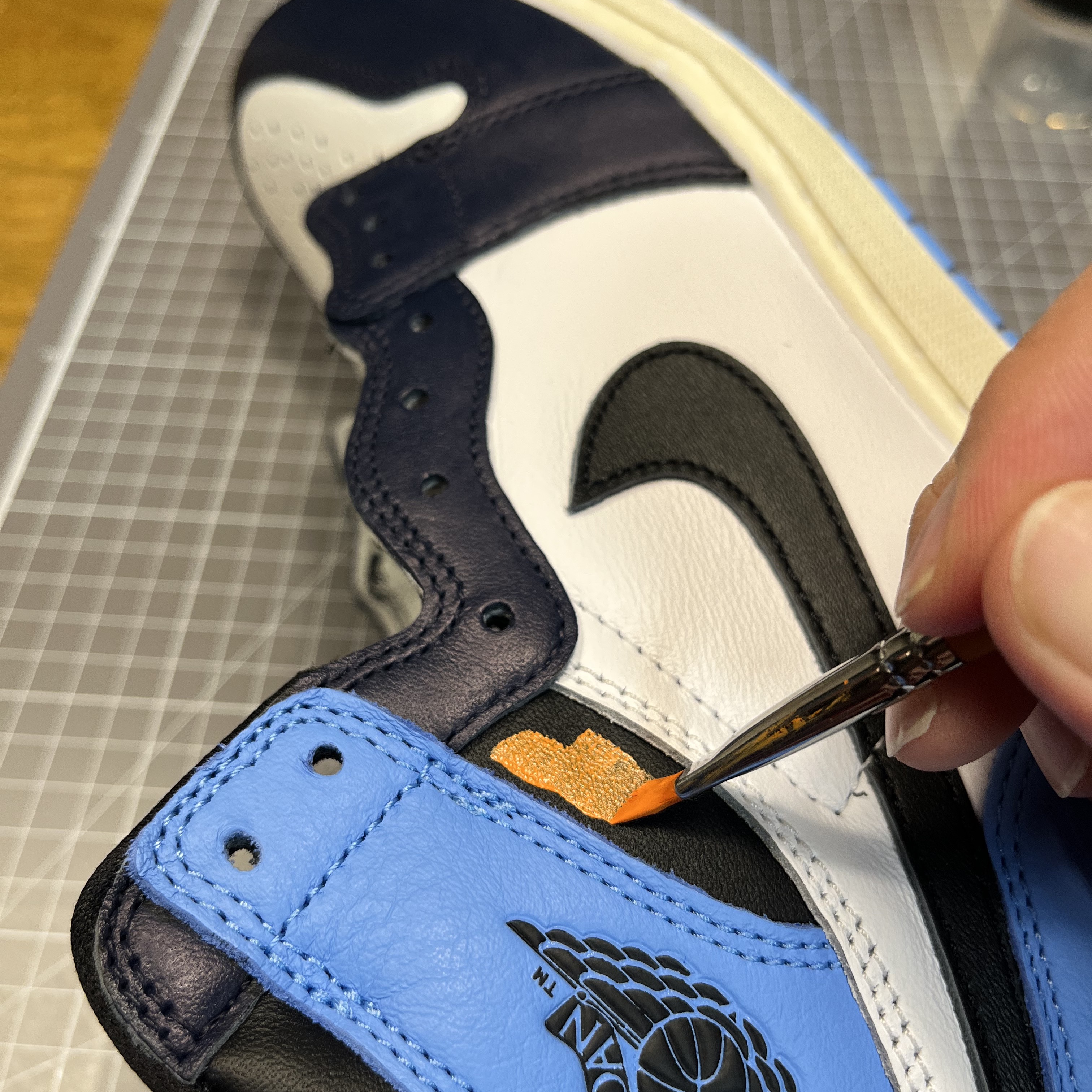 Jordan 1 Retro High OG University Blue 착용 스타일