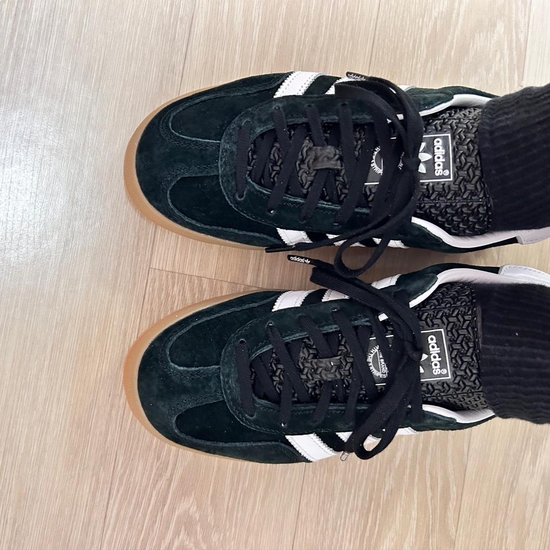 Adidas Gazelle Indoor Core Black 착용 스타일 - 4