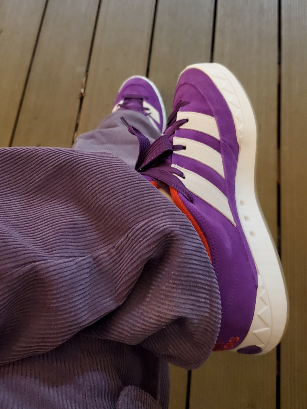 Adidas x Atmos Adimatic Glory Purple, Nike Solo Swoosh French Terry Pullover Hoodie Space Purple - Asia 착용 스타일 - 2