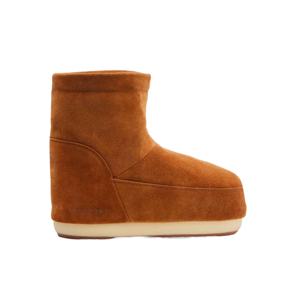 (W) 문부츠 아이콘 로우 스웨이드 부츠 꼬냑((W) Moon Boot Icon Low Suede Boots Cognac) - 1