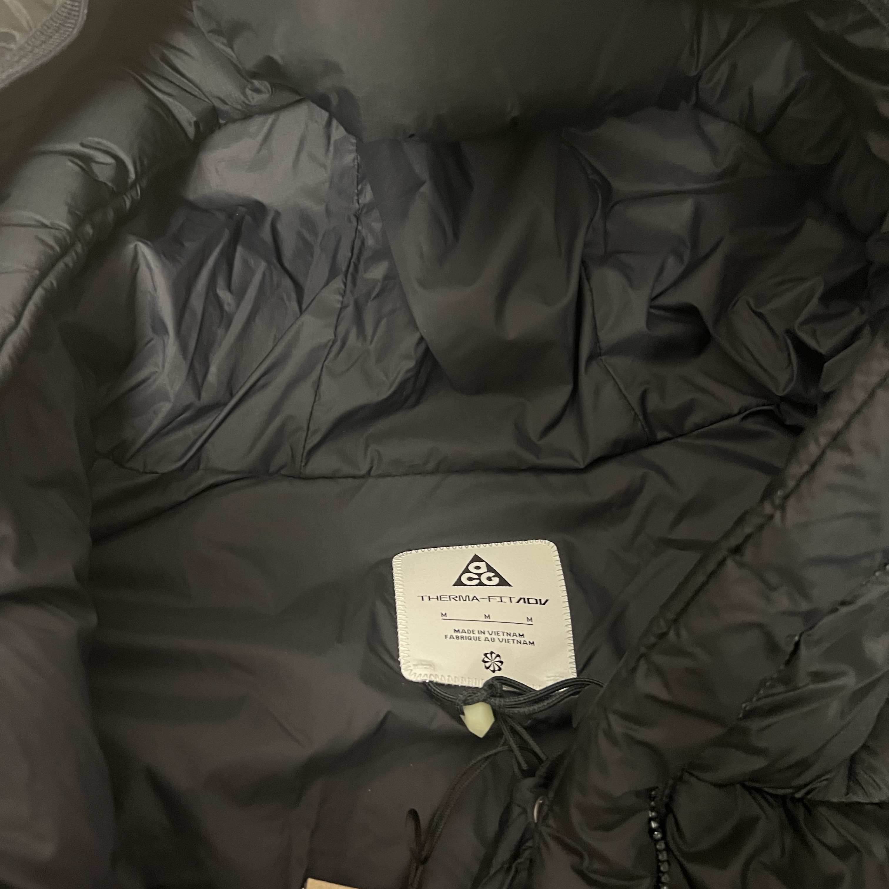 Nike ACG Therma-Fit ADV Lunar Lake Puffer Jacket Black - Asia 착용 스타일 - 3