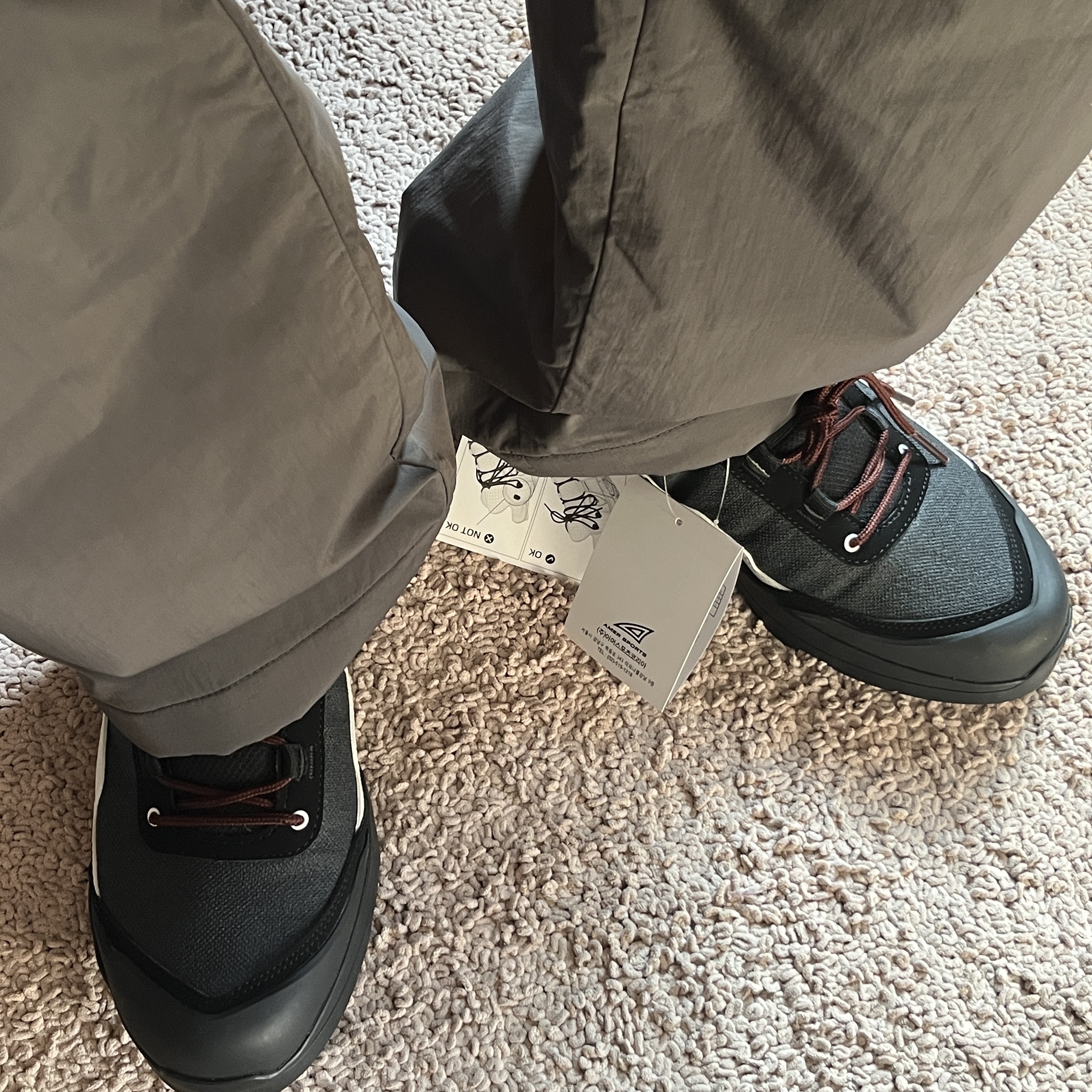 Salomon x GR10K X-Alp Esill Black Metal 착용 스타일