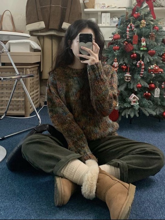 (W) UGG Classic Short II Boots Chestnut, (W) UGG Classic Tall II Boots Chestnut 착용 스타일 - 3