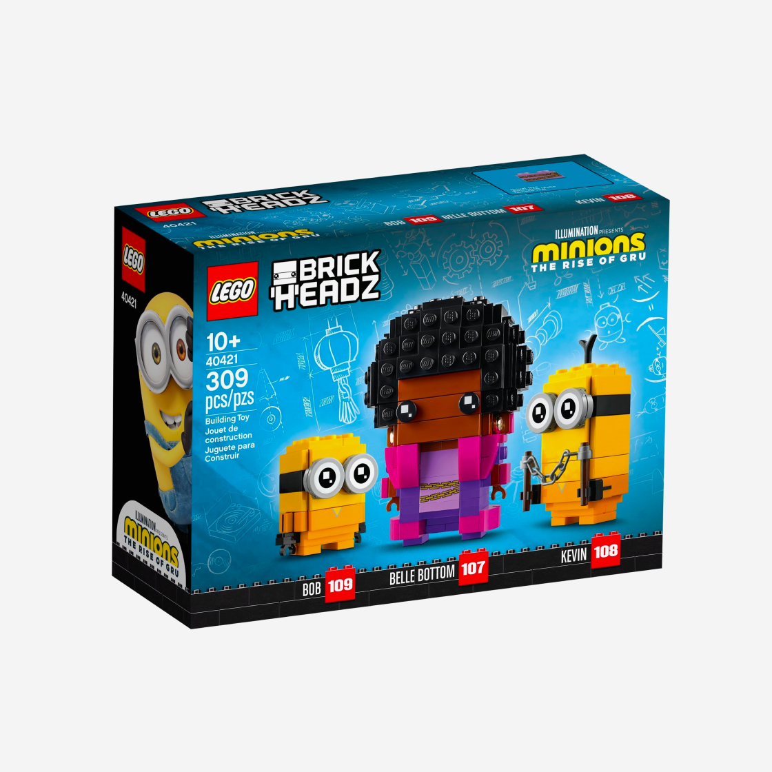 레고 브릭헤즈 벨바텀, 케빈, 밥(Lego Brickheadz Belle Bottom, Kevin and Bob) - 2