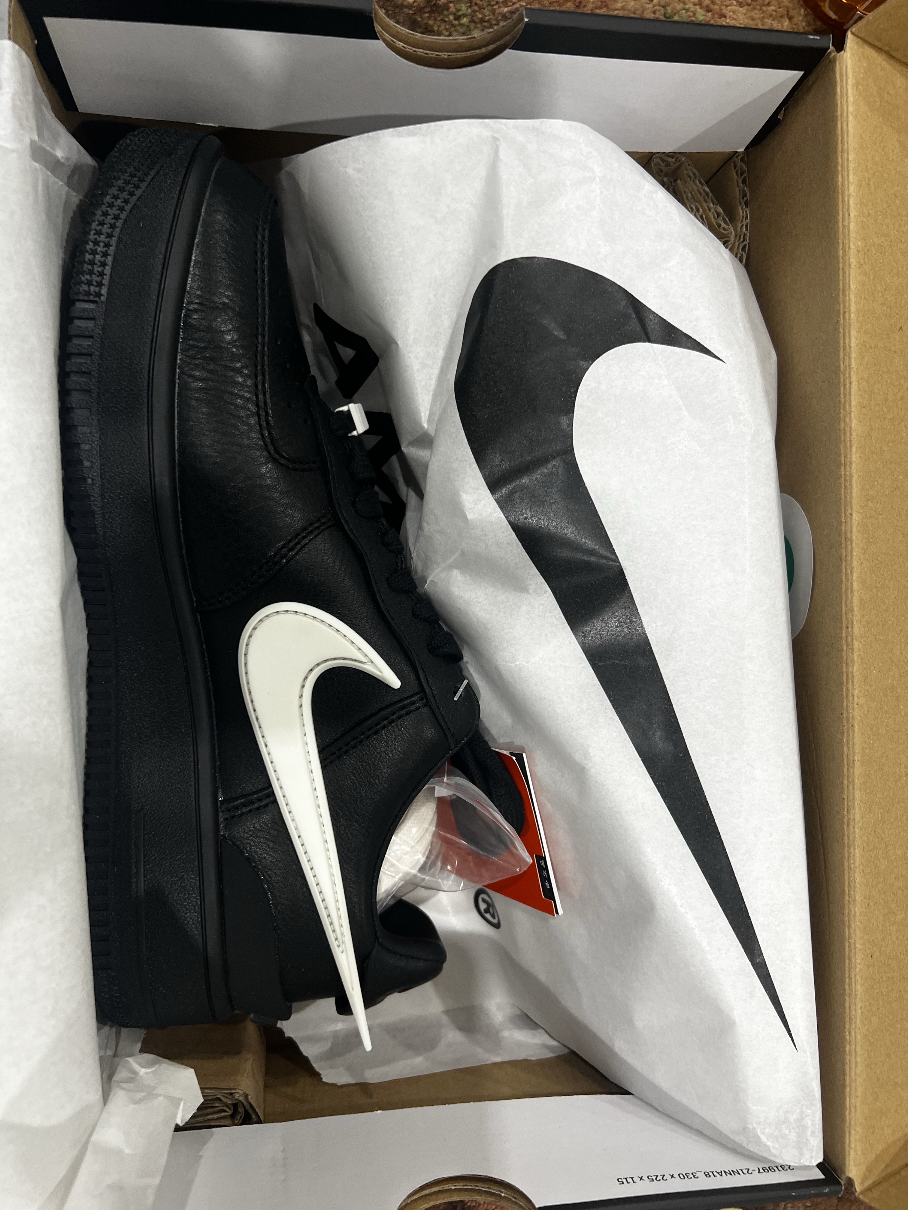 Nike x Ambush Air Force 1 Low SP Black 착용 스타일
