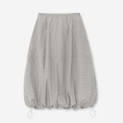 Nieeh Padded Balloon Skirt Gray