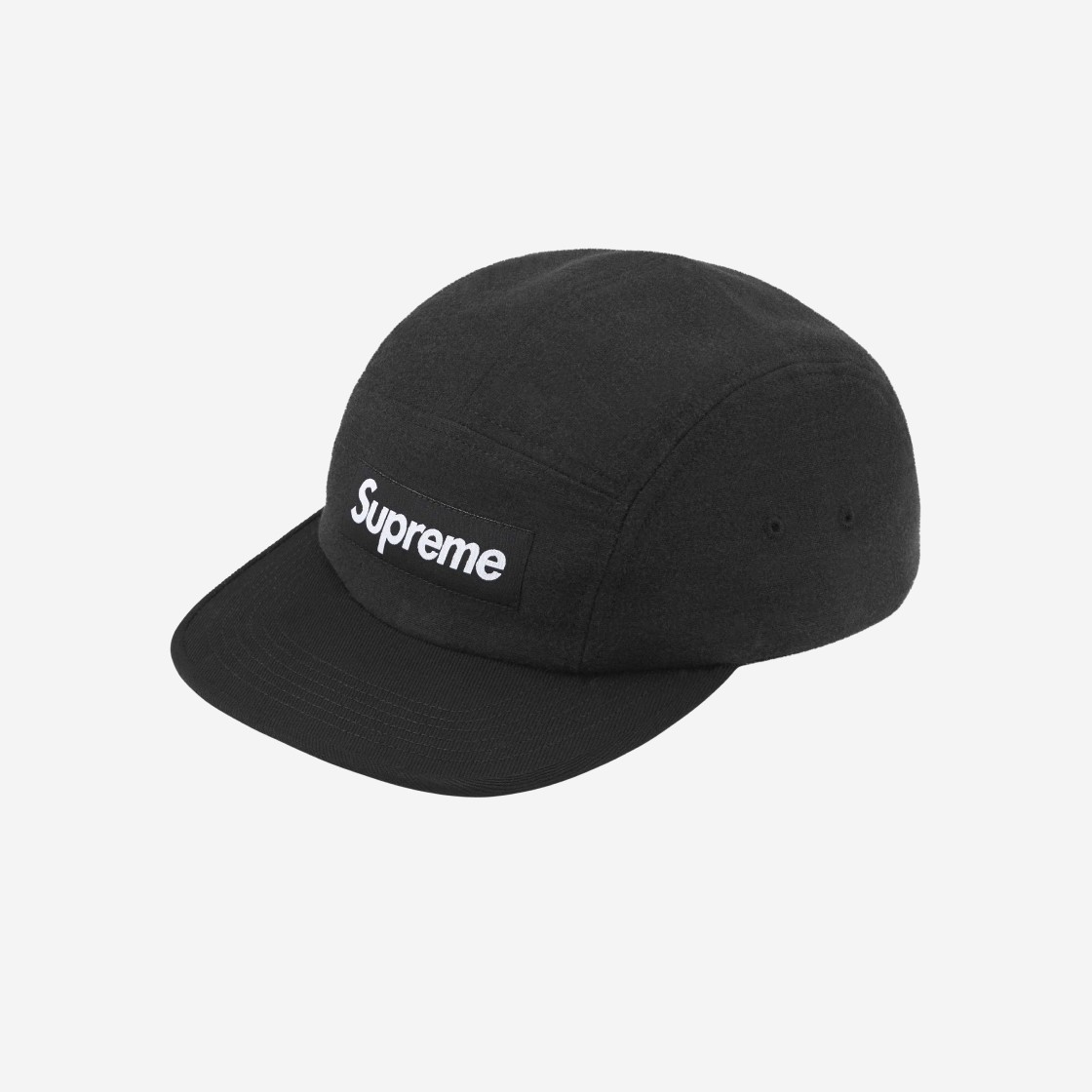 Supreme 2-Tone Camp Cap Black - 23FW 상세 이미지 1