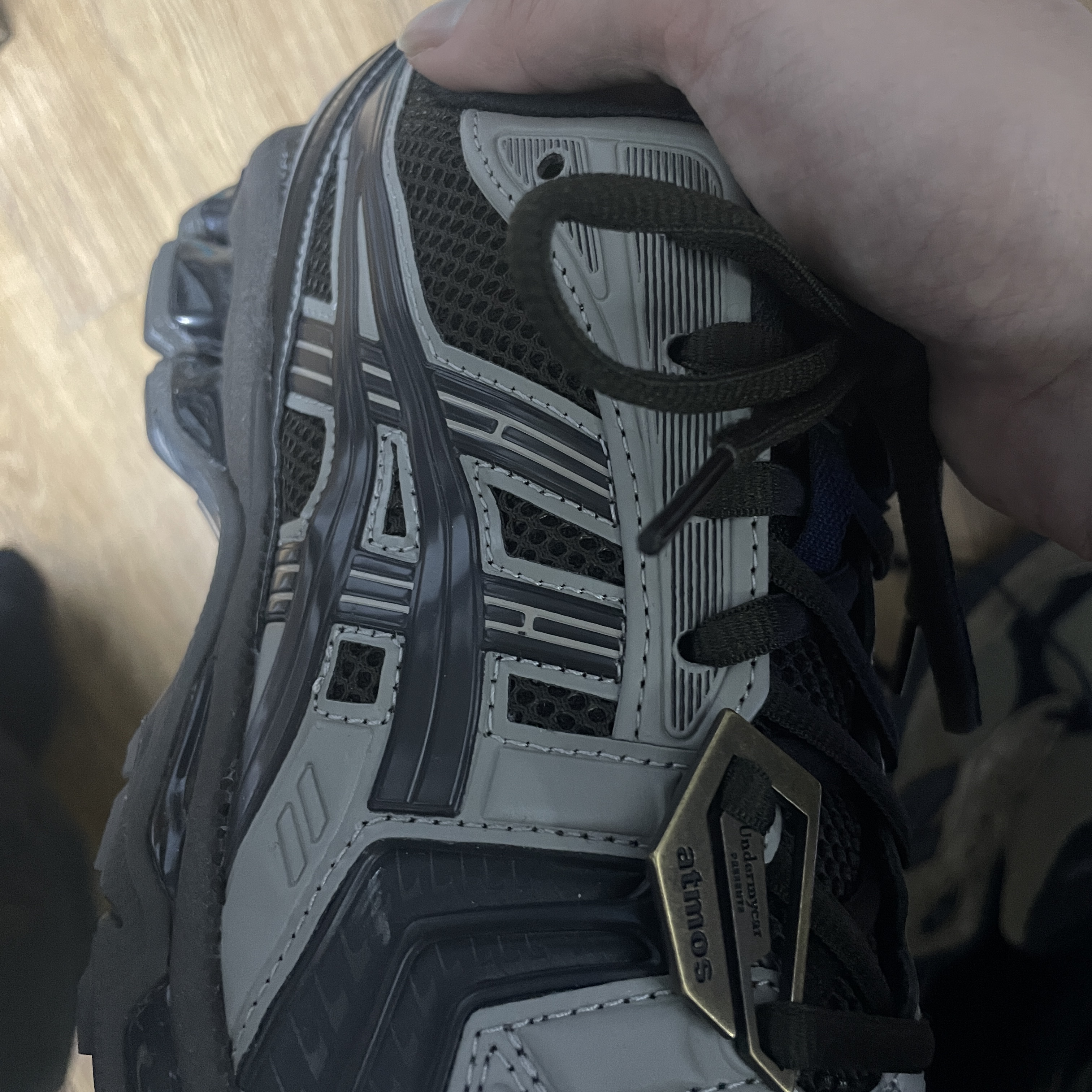 Asics x Atmos x Undermycar Gel-Kayano 14 Pepper Black 착용 스타일