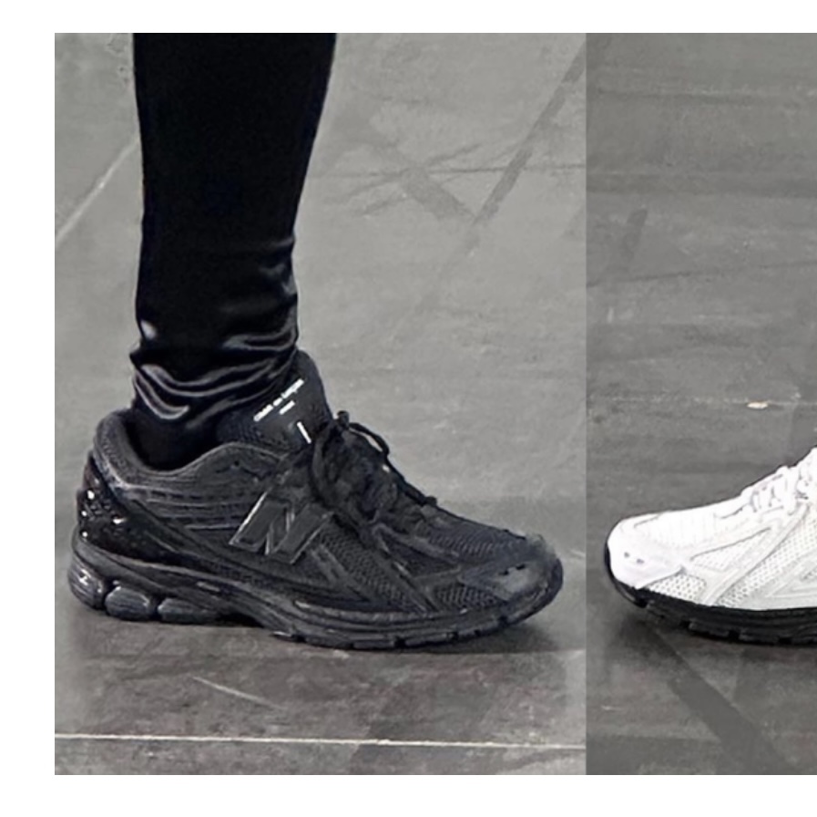 New Balance x Comme des Garcons Homme 1906R Black 착용 스타일 - 2