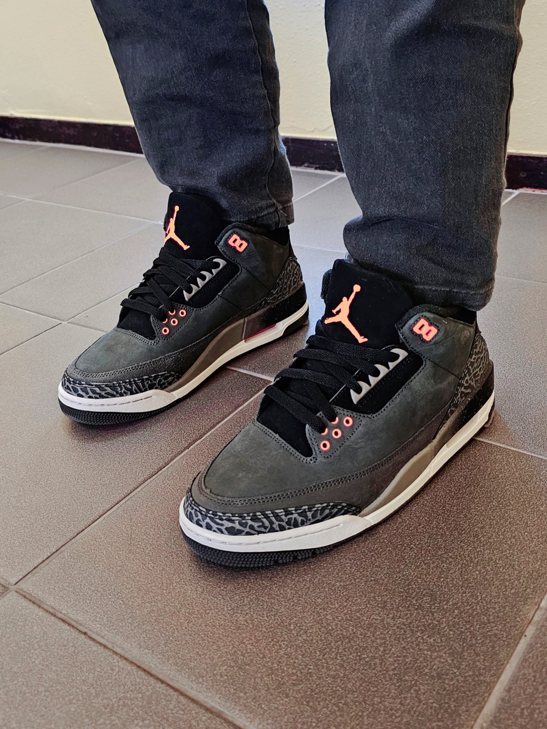 Jordan 3 Retro Fear 착용 스타일 - 3