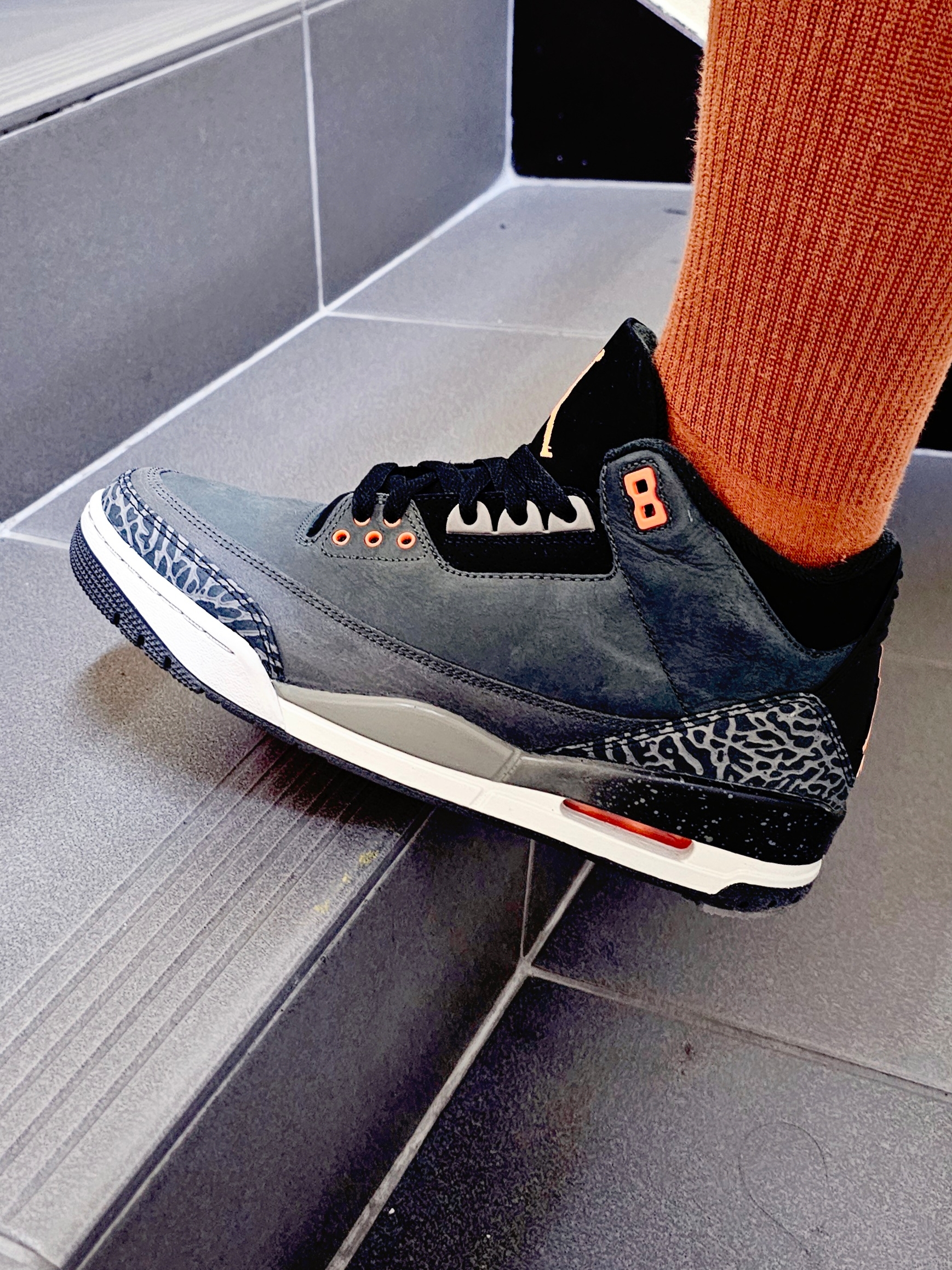 Jordan 3 Retro Fear 착용 스타일 - 1