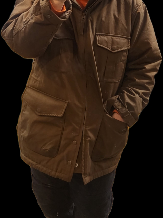 Uniqlo x Engineered Garments Pufftech Utility Jacket Brown, Nike NRG ACG Seasonal Lungs Long Sleeve T-Shirt Picante Red - US/EU 착용 스타일